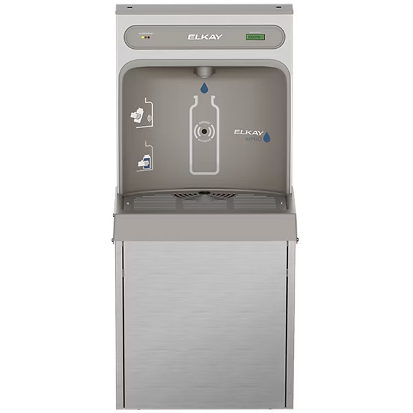 Elkay LZ8WSSSMC ezH2O Surface Mount Bottle Filling Station Refrigerated + Filter