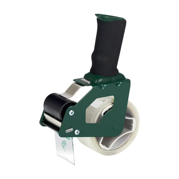 Duck General Purpose Packing Tape Gun with Foam Handle, Clear, 1.88 in x 55 yd,