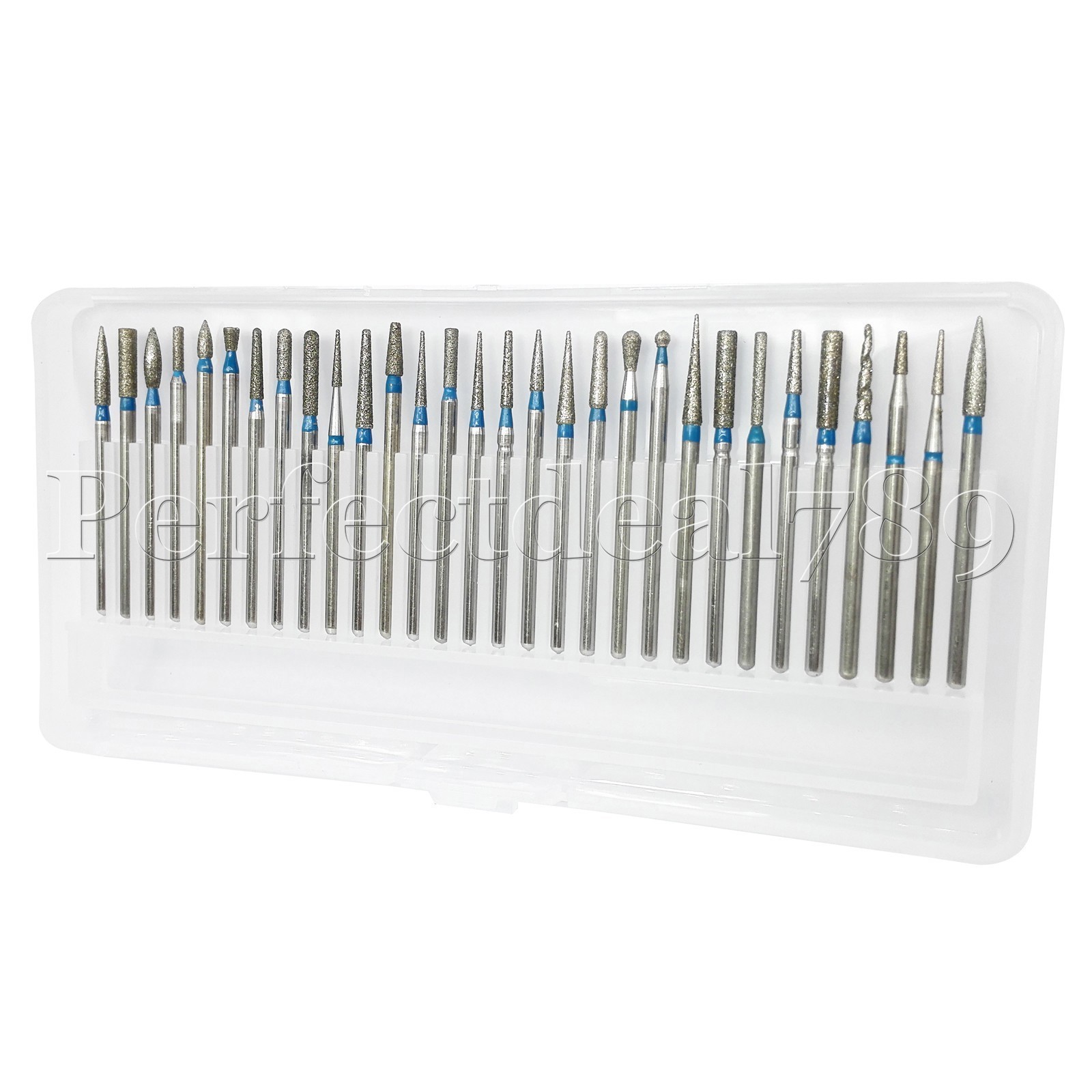 30Pcs/Set Dental The Original Bur Diamond Drill Bit Set Assorted Φ2.35mm 45mm