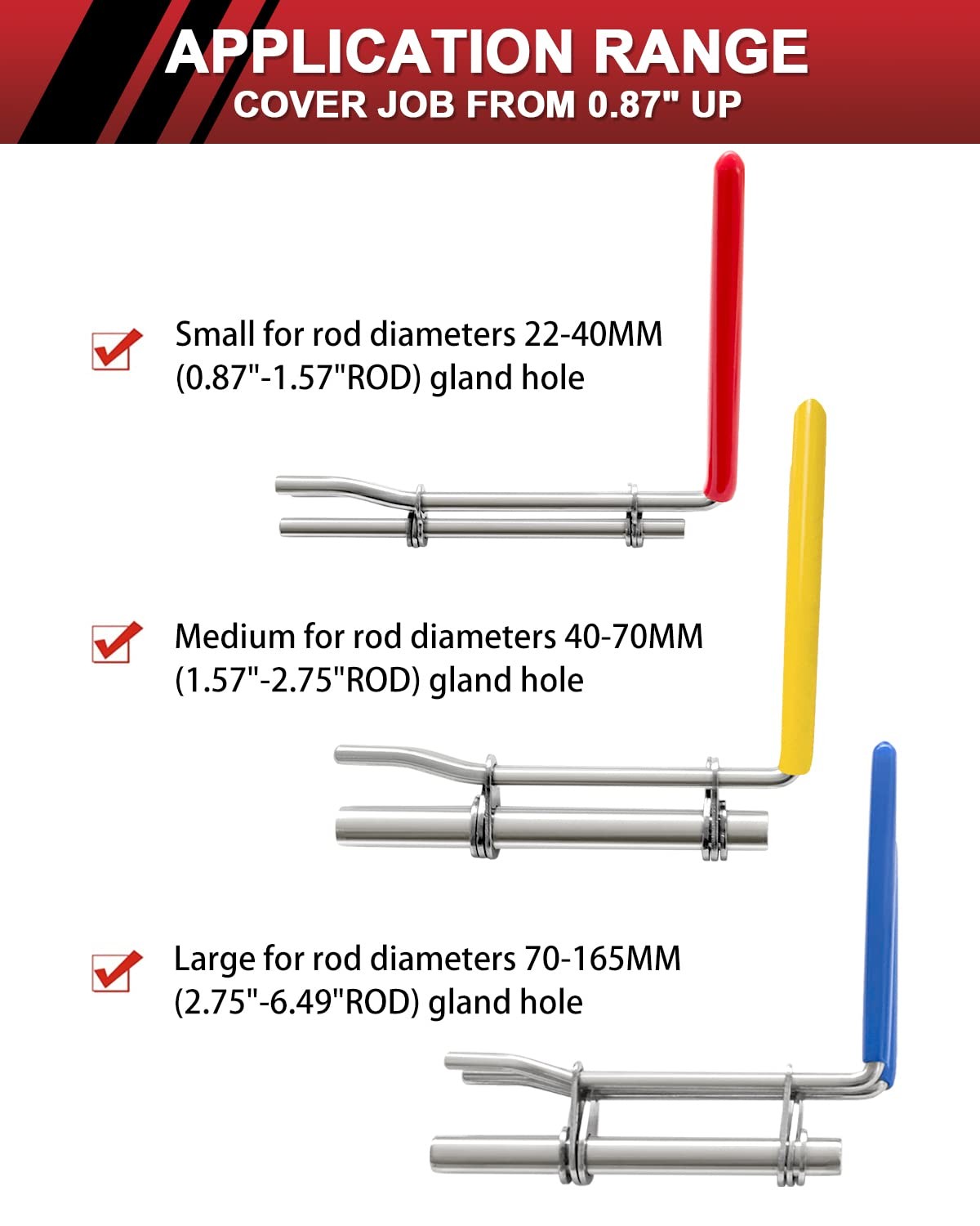 5 Pcs Hydraulic Seal Installation Tool Kit, Hydraulic Cylinder Piston Repair …
