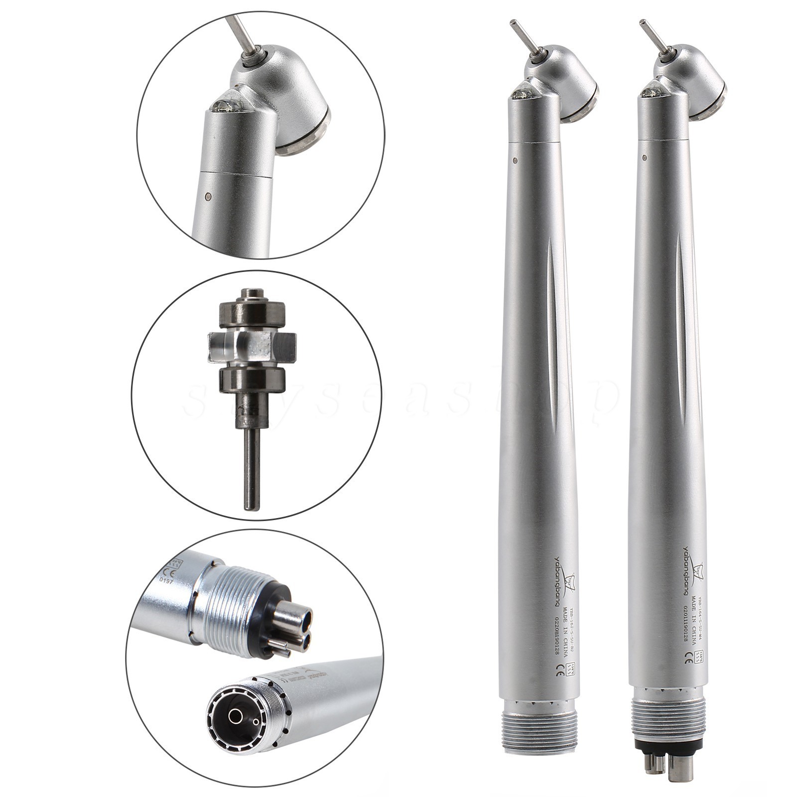 Dental 45° LED E-generator High Speed Handpiece / 1:4.2 Increasing Contra Angle