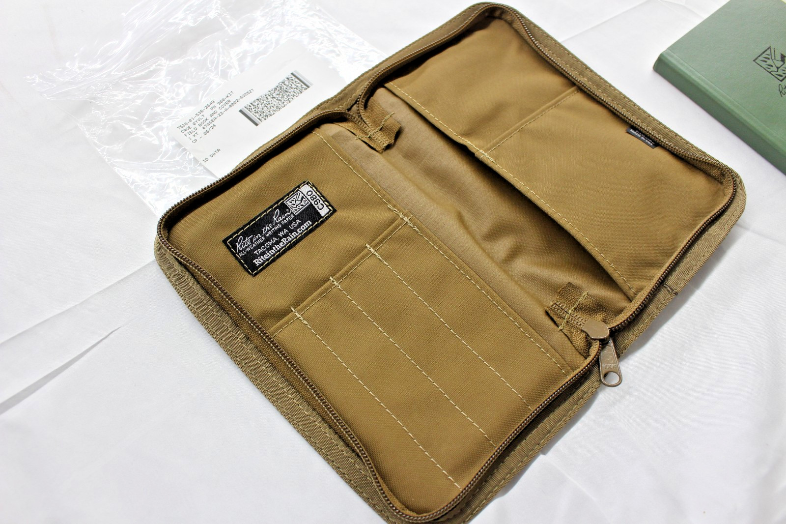 RITE IN THE RAIN 980T KIT ALL WEATHER 5X7 NOTEBOOK/PEN AND CARRYING CASE – TAN