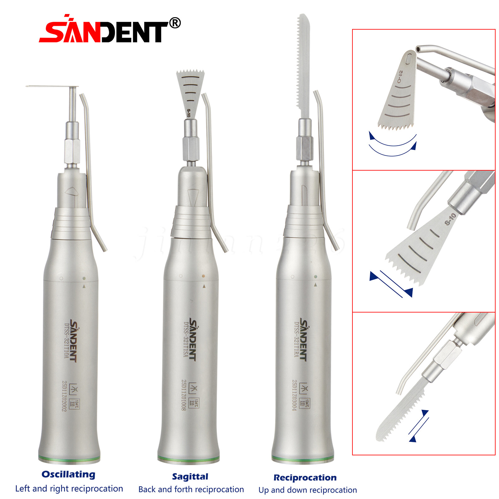 SANDENT Dental Brushless Electric LED Micro Motor /Micro Saw Surgical Handpiece