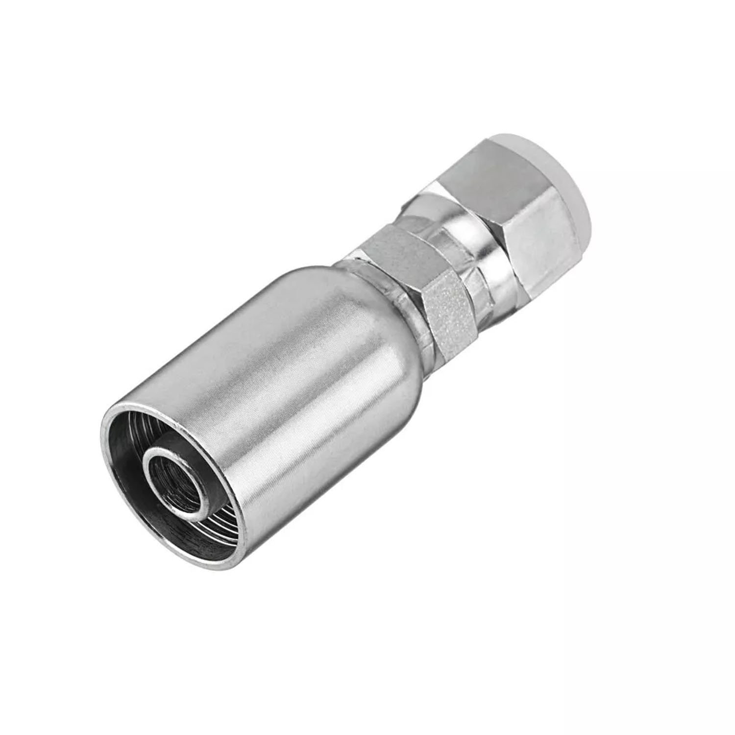 12pcs 3/8″ Hose x 3/8″ JIC 37° Female Hydraulic Hose End Swivel Crimp Fittings