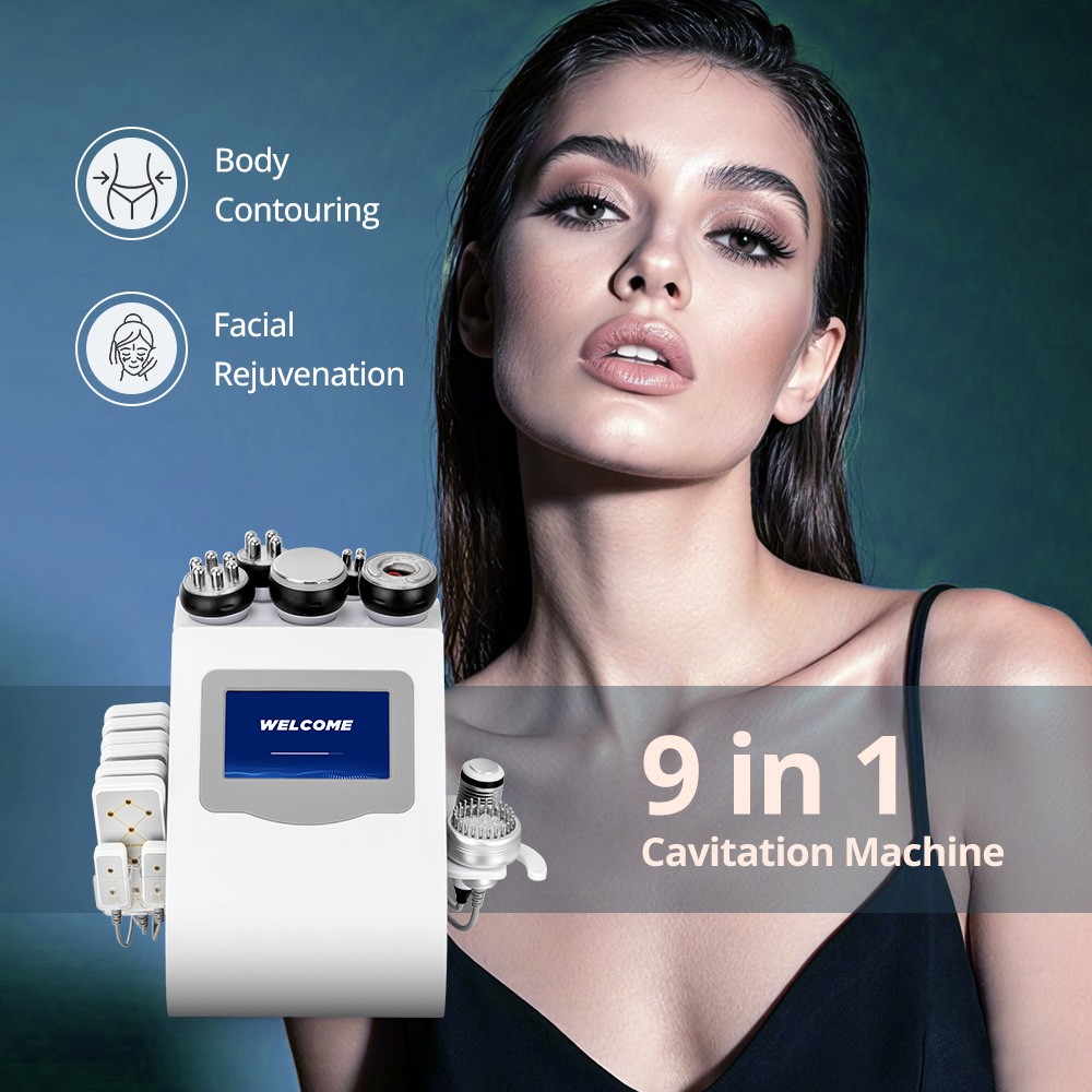 9 in 1 Beauty Machine for Body Massage Facial Skin Care Skin Lifting Weight Log