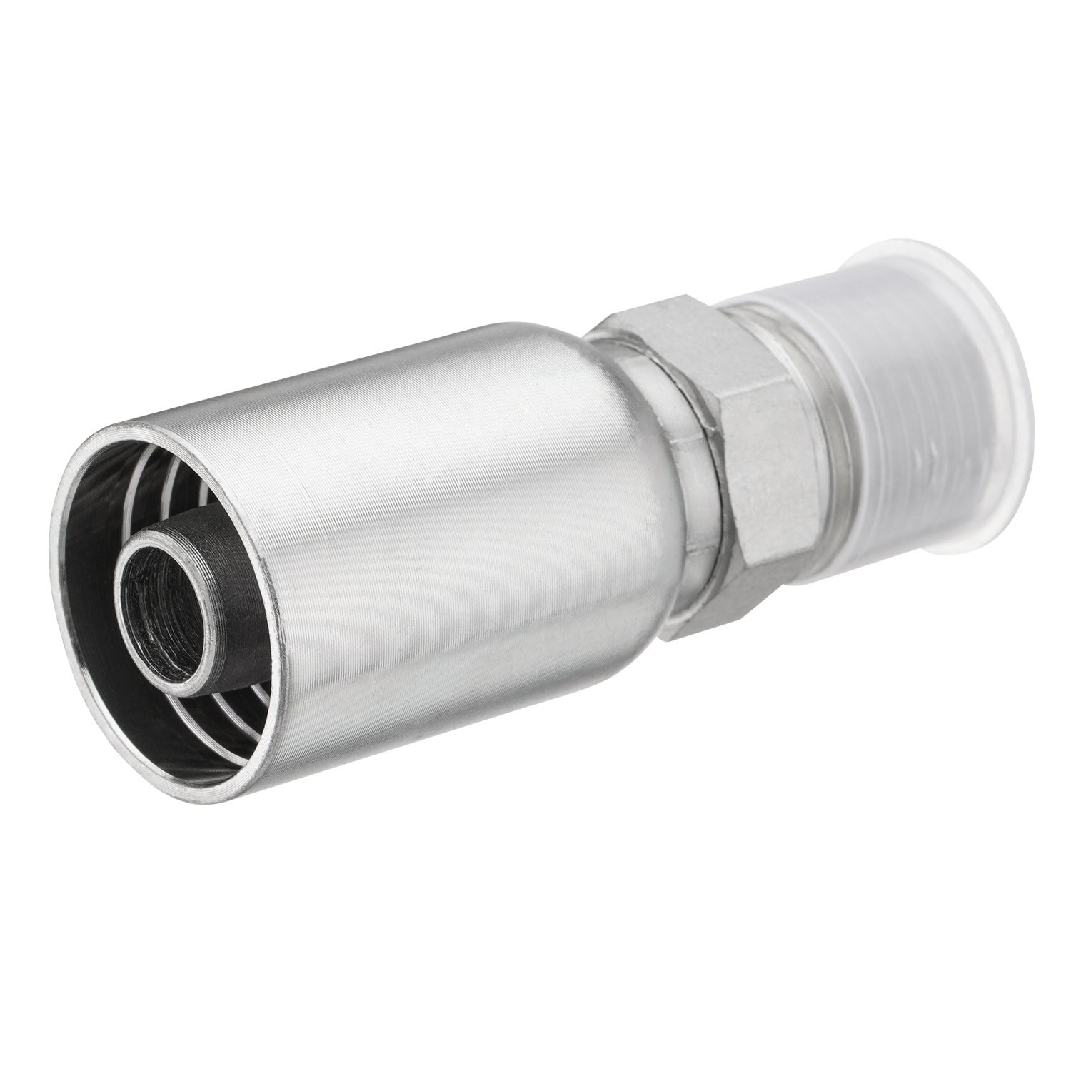 12 Pack 1/2″ I.D. Hose x 1/2″ NPTF Male Hydraulic Hose End Crimp Fittings
