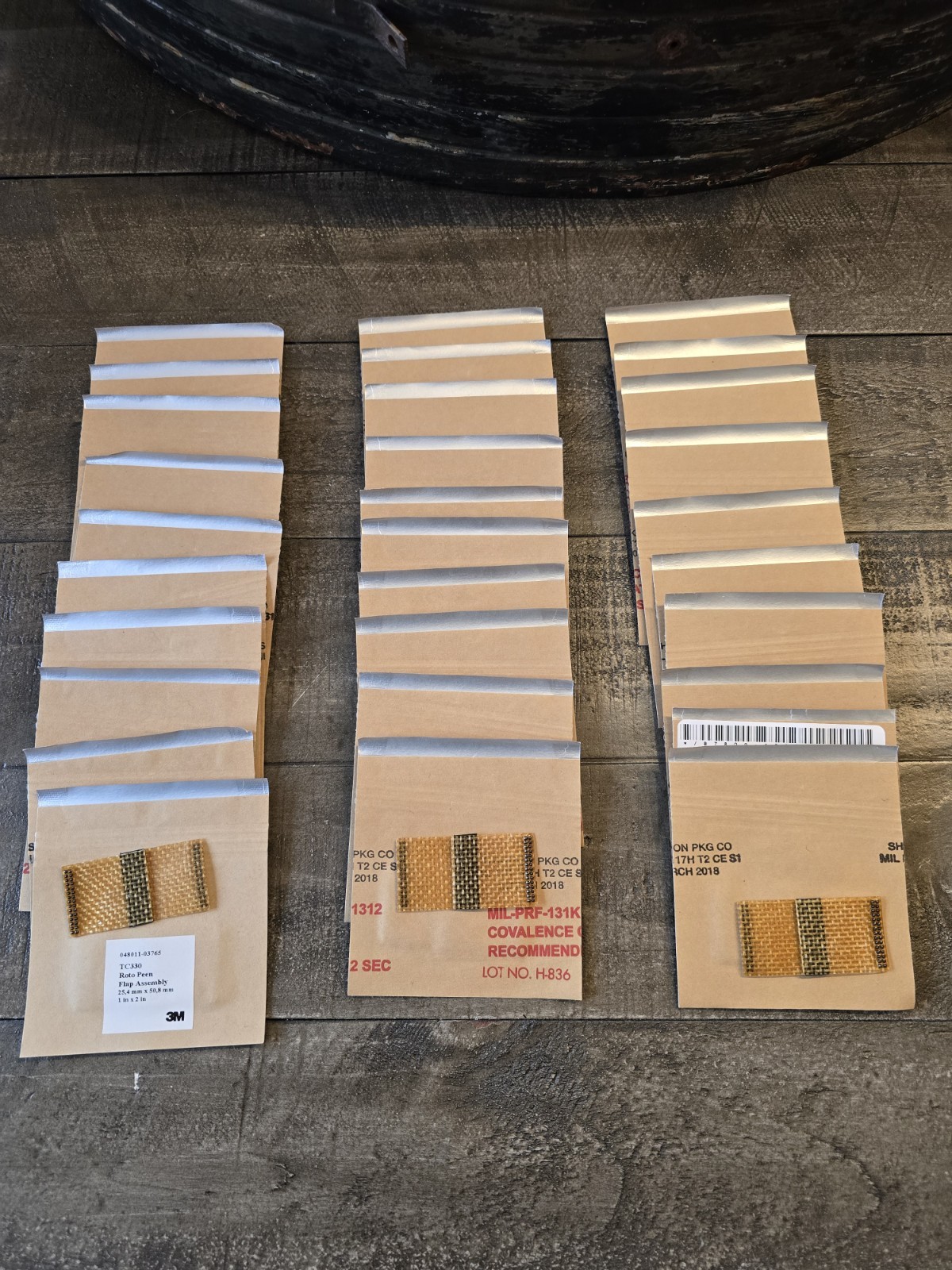 3M TC330 Roto Peen Flap Assembly 048011-03760 (10pack) 1 X 2 Inches
