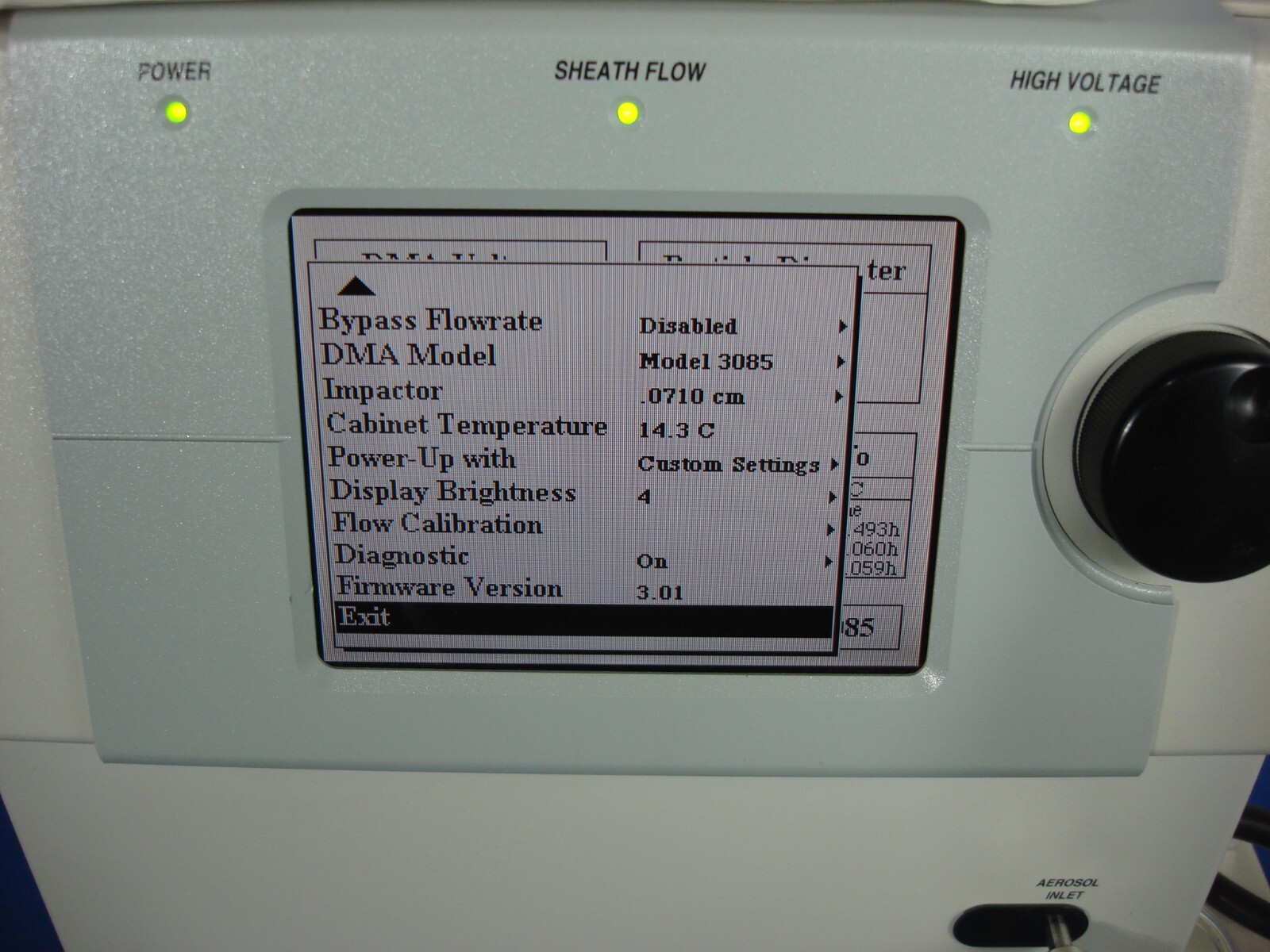 TSI 3080 Electrostatic Classifier 3085 Differential Mobility Analyzer nano DMA