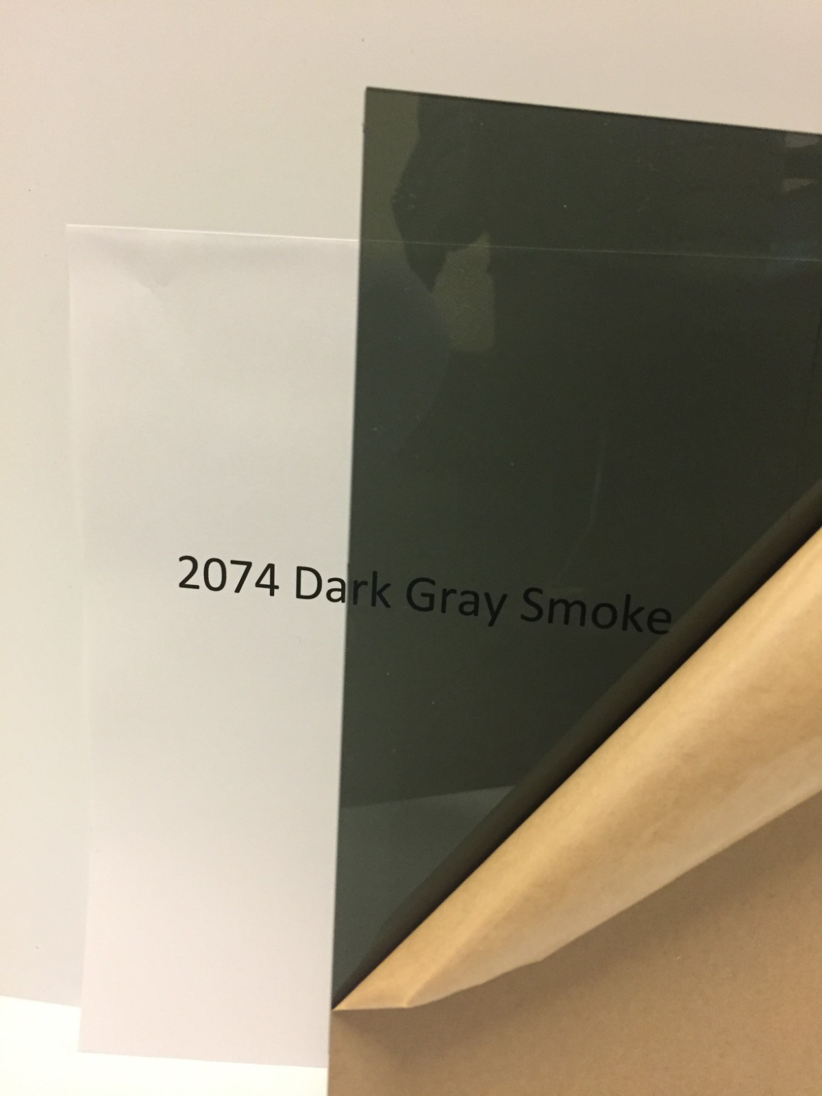 ACRYLIC GREY TINTED “SMOKED” PLEXIGLASS PLASTIC SHEET 1/4″ 23.7/8″ X 47.7/8″ ^