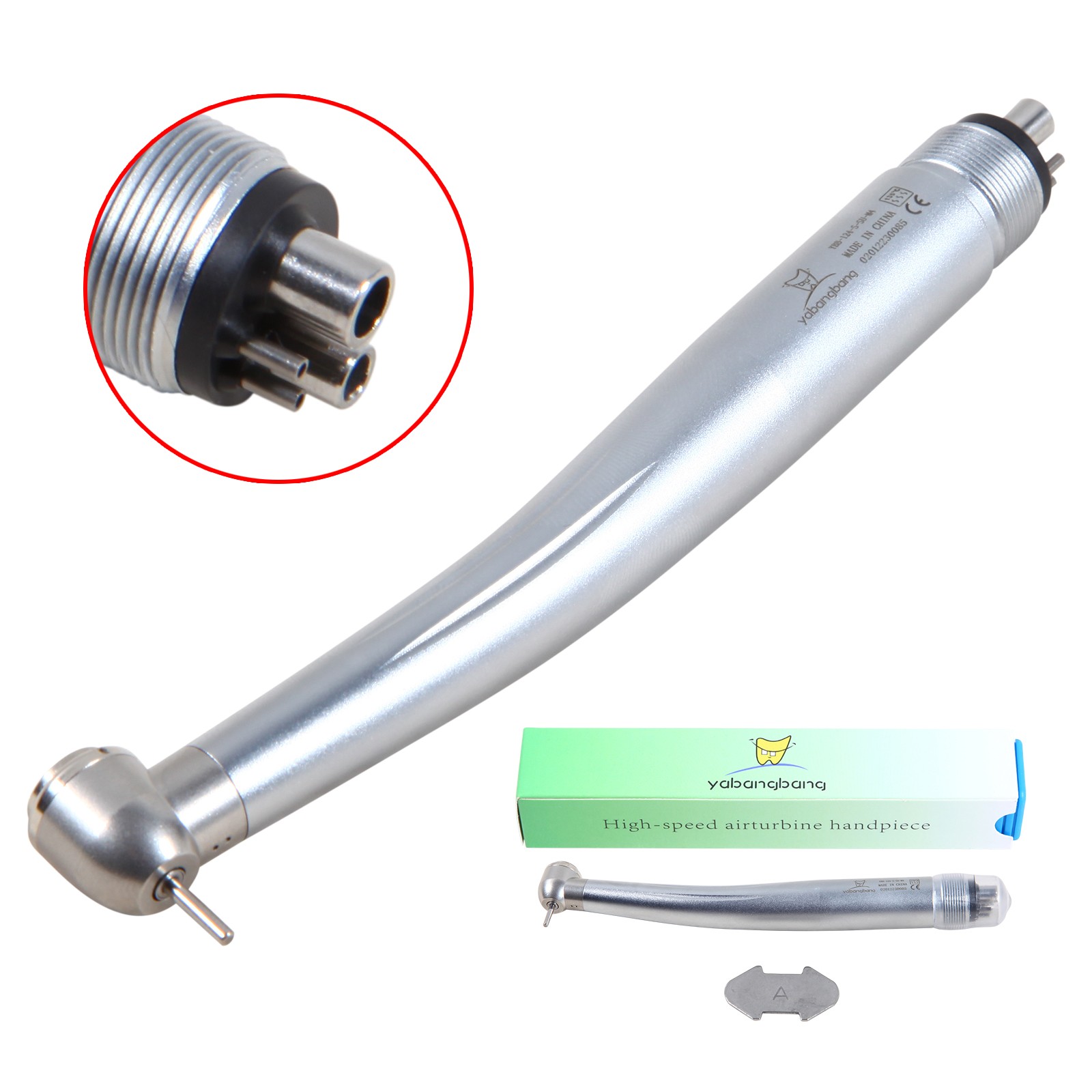 Dental High Speed Handpiece 4Holes Turbine Mini Pediatric Kid/Standard/Big Head