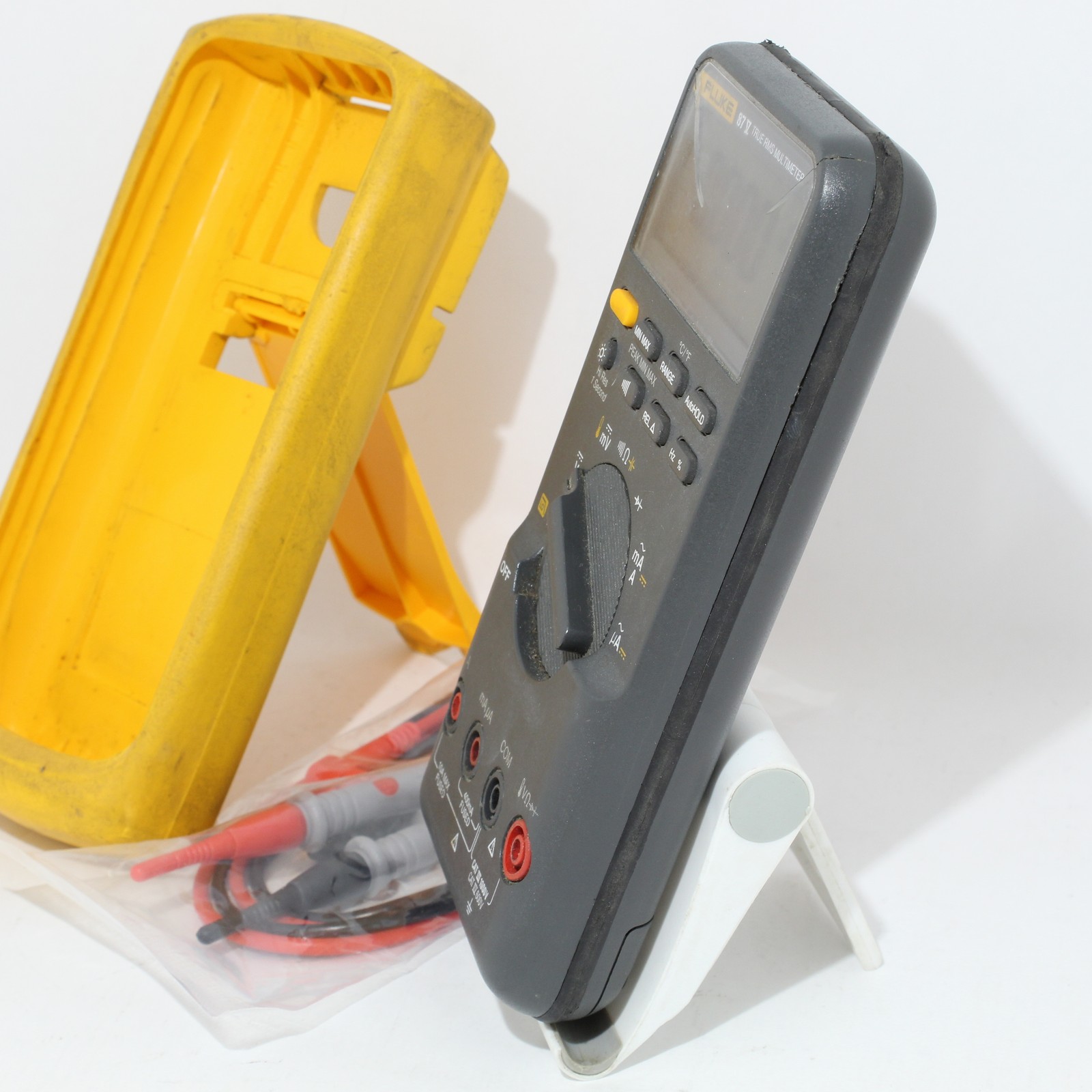 READ Fluke 87-V (87V) True RMS Digital Handheld Multimeter BUNDLE