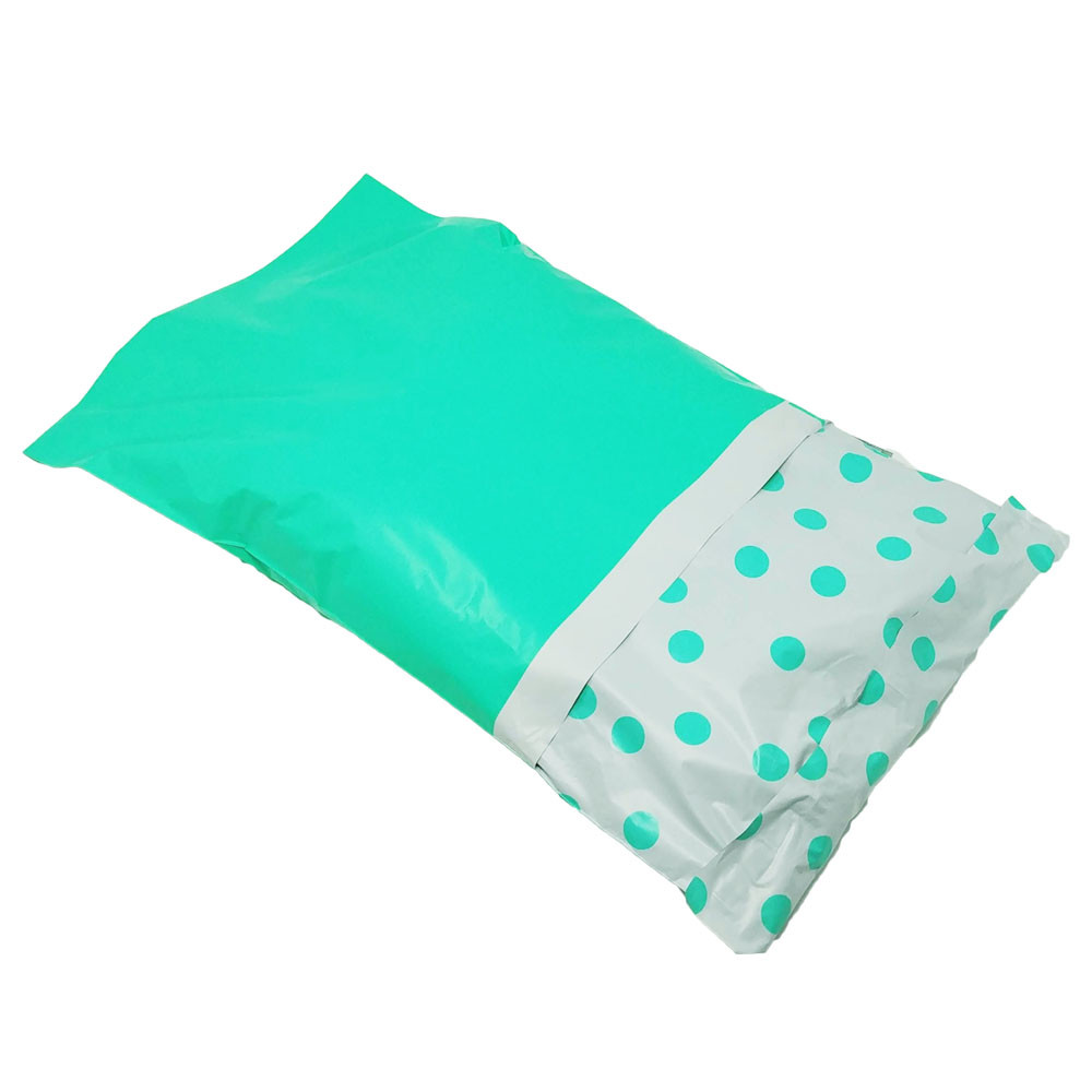 12″ x 15″ Teal Poly Mailers Beautiful Flat Designer Mint Shipping Self Seal Bags