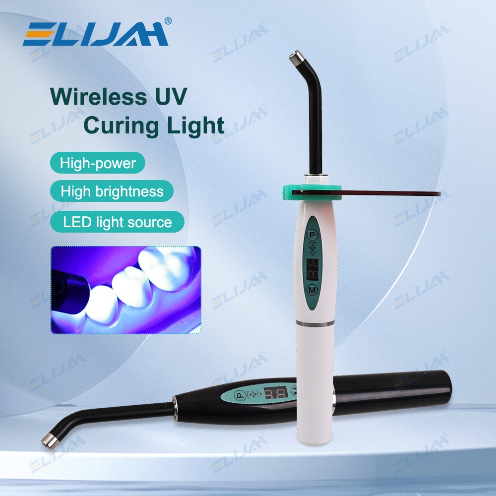 Dental Wireless Cordless LED Cure Curing Light Lamp 2000mw 5W Tool Resin Cure US