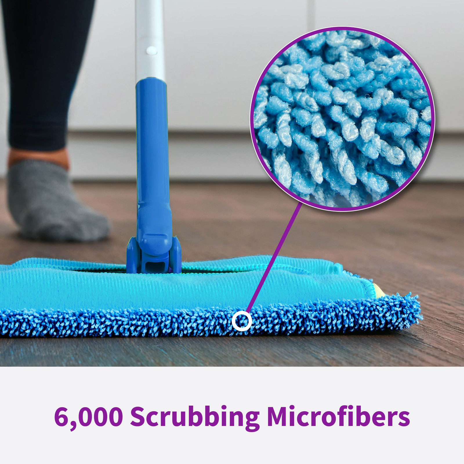 Rejuvenate Microfiber Replacement Sweeper Pads Compatible with