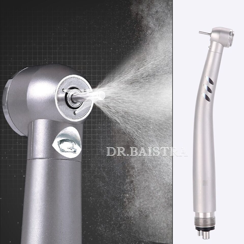 AZDENT 45 Degree/Dental LED E-generator Shadowless Handpiece Turbine 4Hole/2Hole