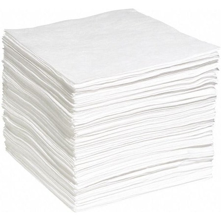 Spilltech Wp200s Sorbents, 35 Gal, 15 In X 19 In, Oil, White, Polypropylene