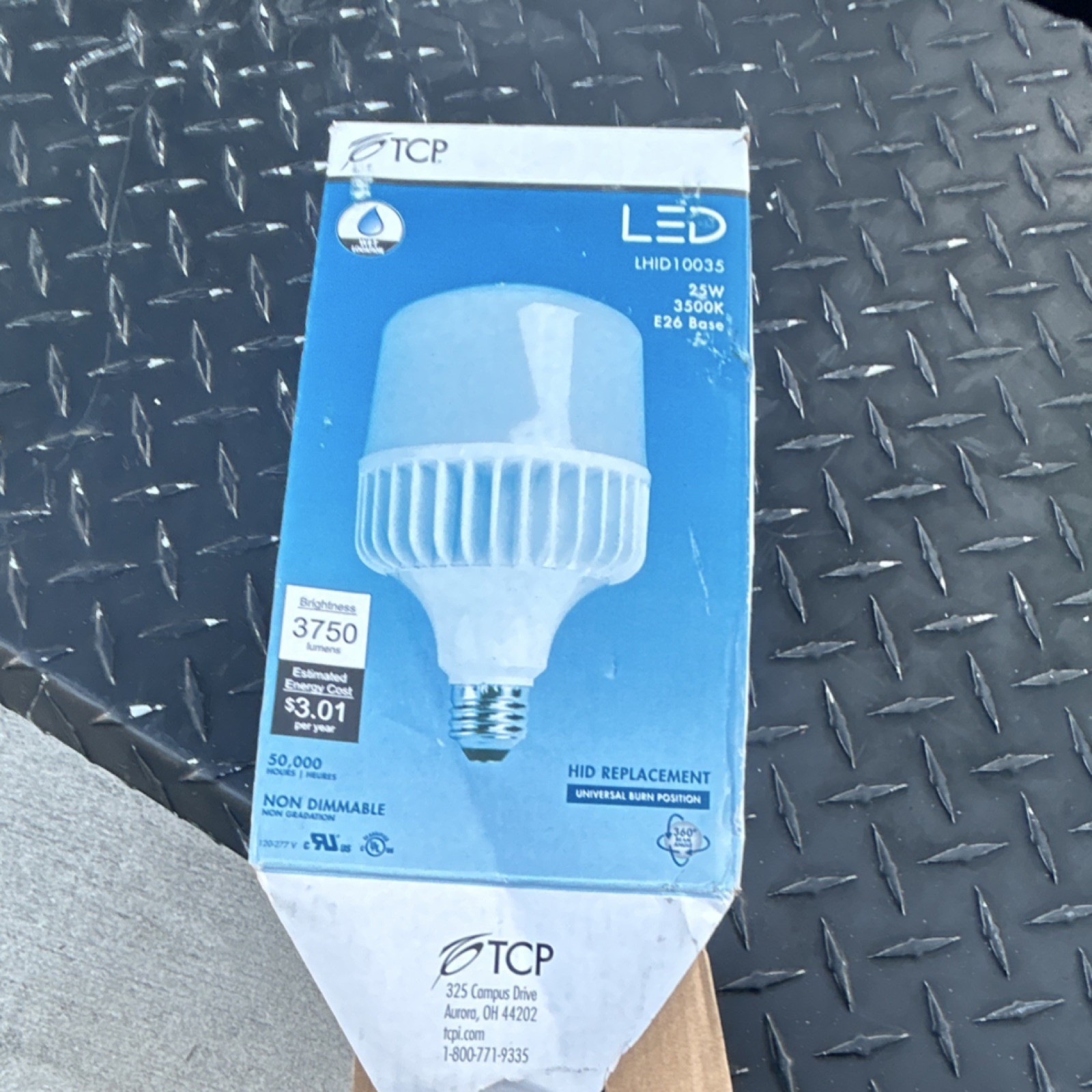 TCP LHID10035 25W/33W LED Light Bulb 3750 Lumens 3500K/5000K E26 HID Replacement