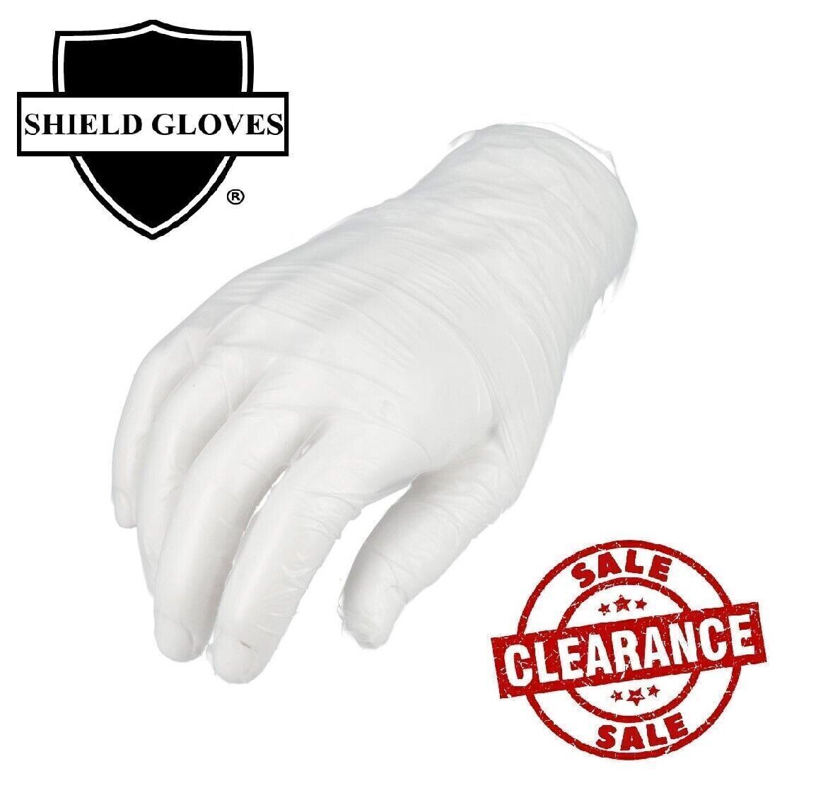 [1000 Pieces] Vinyl Powder-Free Gloves, 5 Mil, Non-Latex, Size: Medium