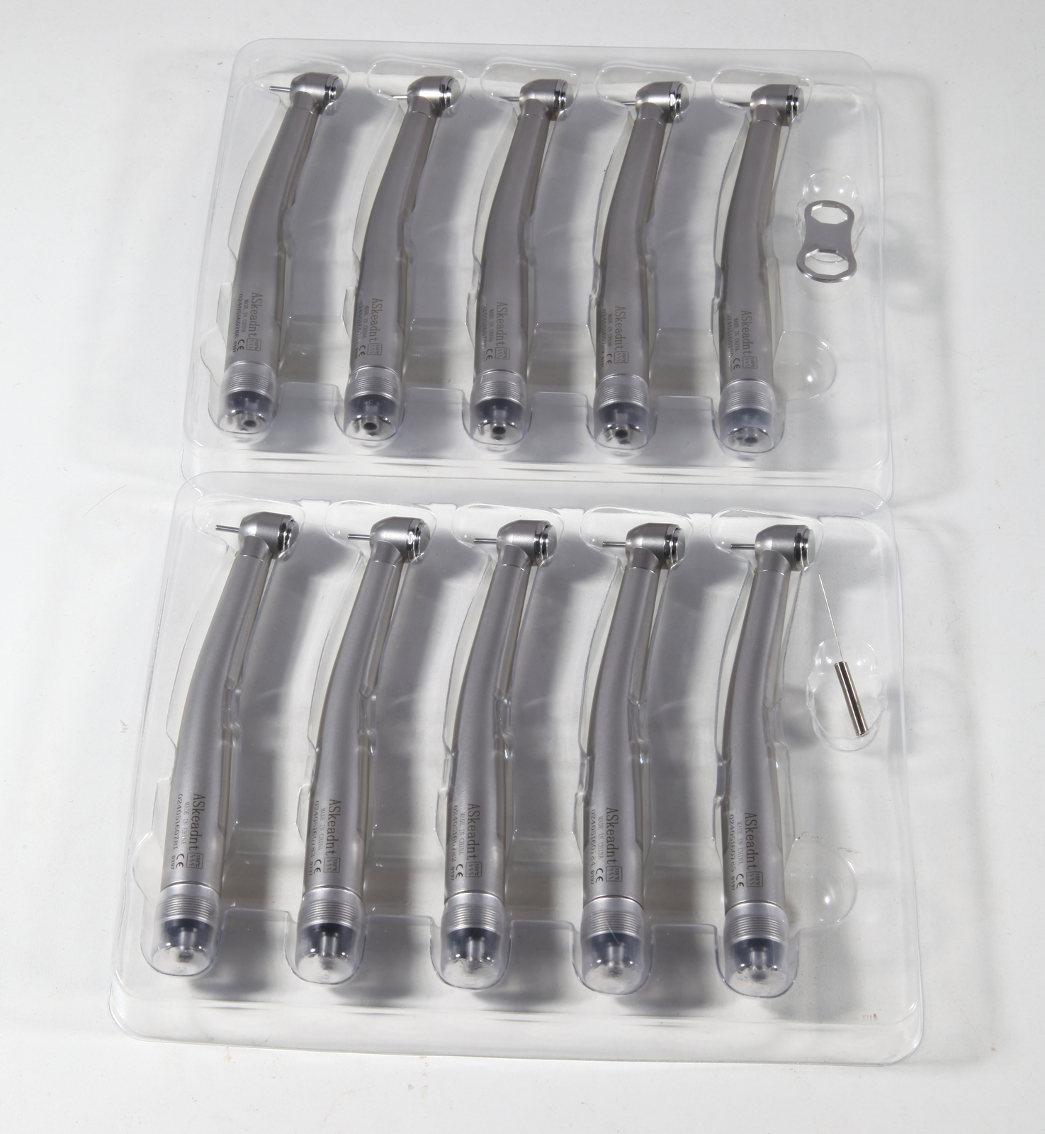 10 Dental PANA Max High Speed LED Handpieces NSK Type Internal Triple Spray Push