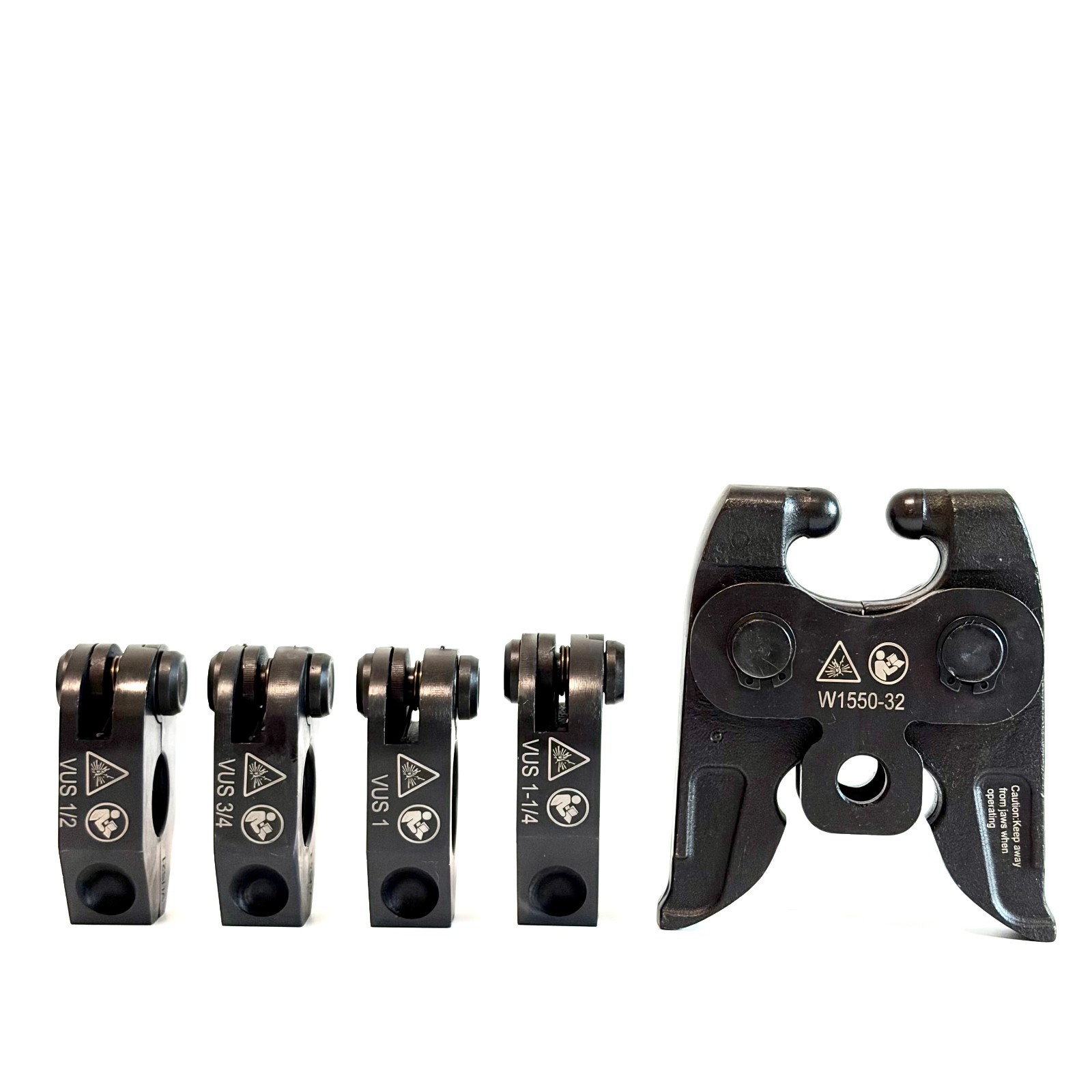 Rotating Press Jaws Set 1/2″ 3/4″ 1″ 1-1/4″for Milwaukee Ridgid US Warehouse
