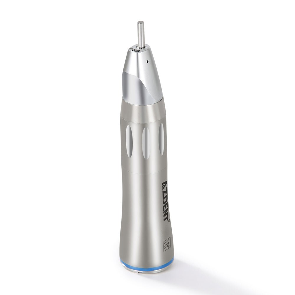 AZDENT Dental Surgical 1:1 Fiber Optic LED Straight Handpiece Inner Channel