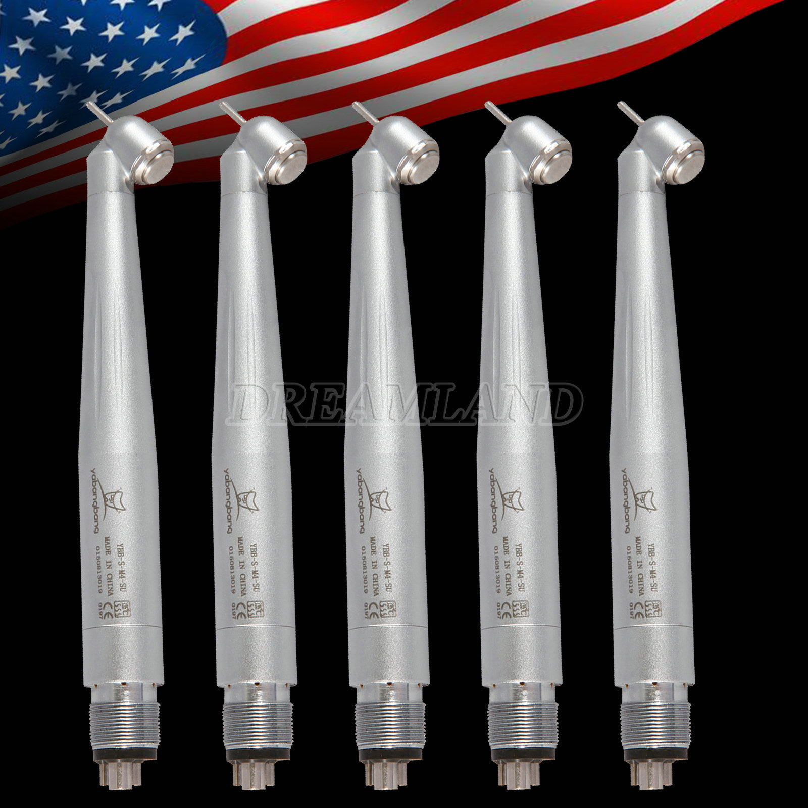 5 fit NSK Dental 45 Degree Head Air Drill Turbine High Speed Handpiece 45° Angle