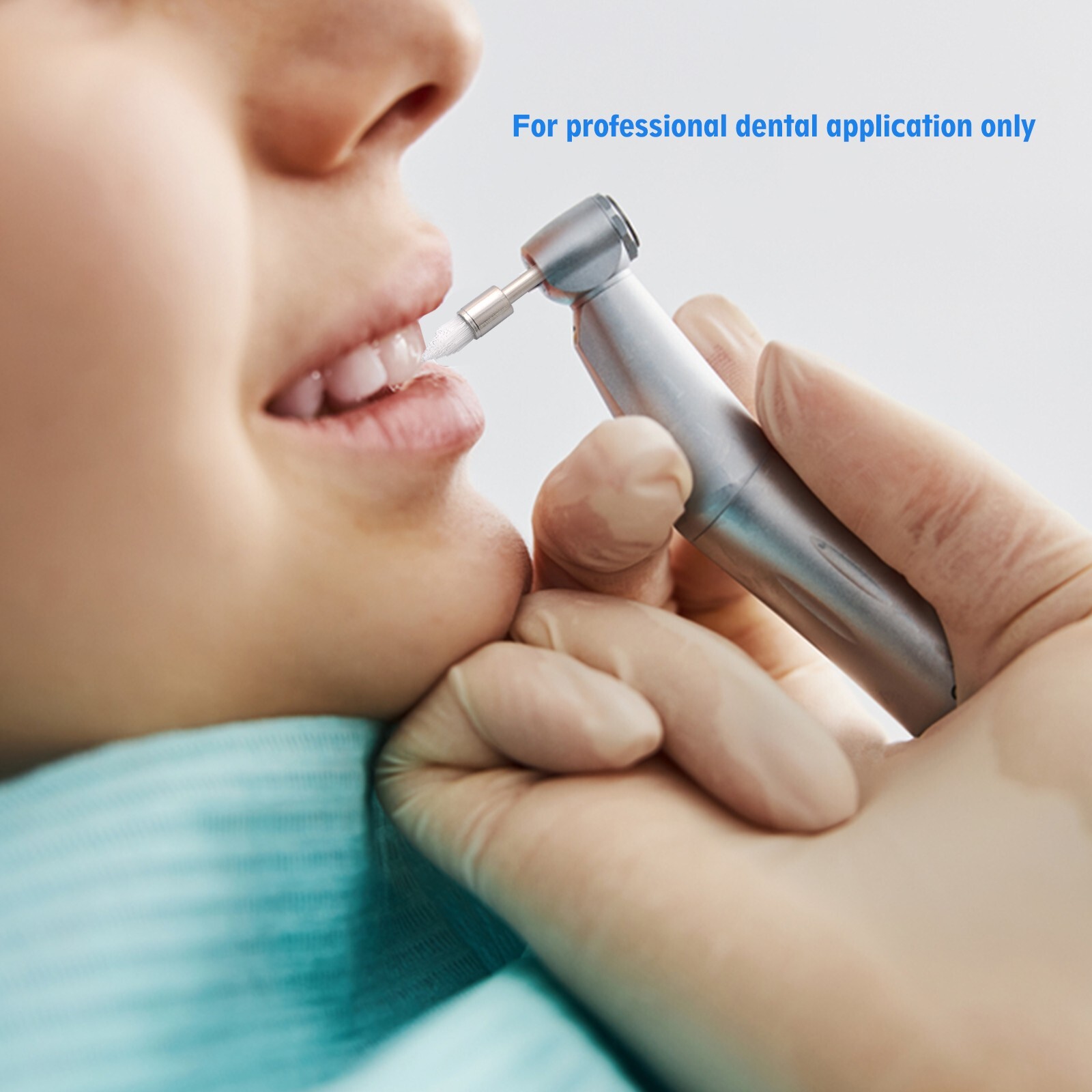 400 Disposable Dental Prophy Polishing Brush Latch Tapered Type White