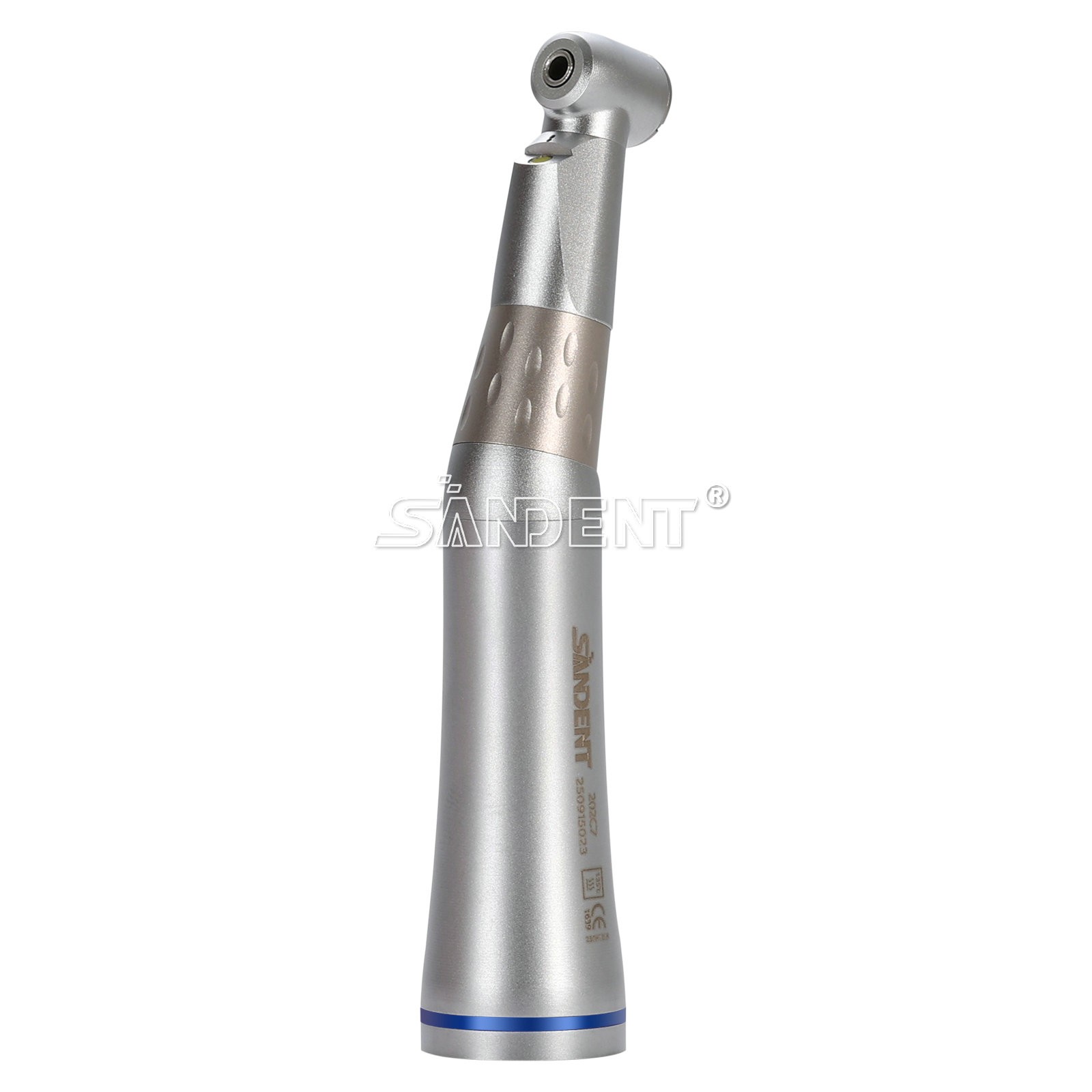 SANDENT Dental 1:1 LED Contra Angle Handpiece E-generator Push button Inner dt