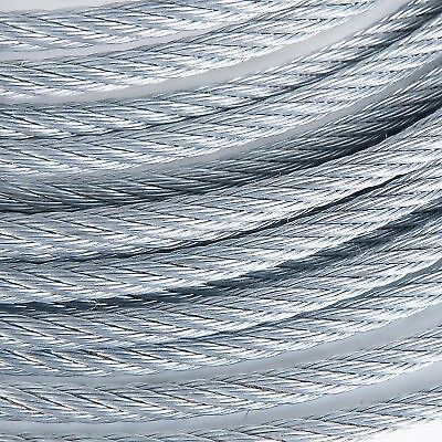 3/8″ Galvanized Aircraft Cable Steel Wire Rope 7×19 (700 Feet)