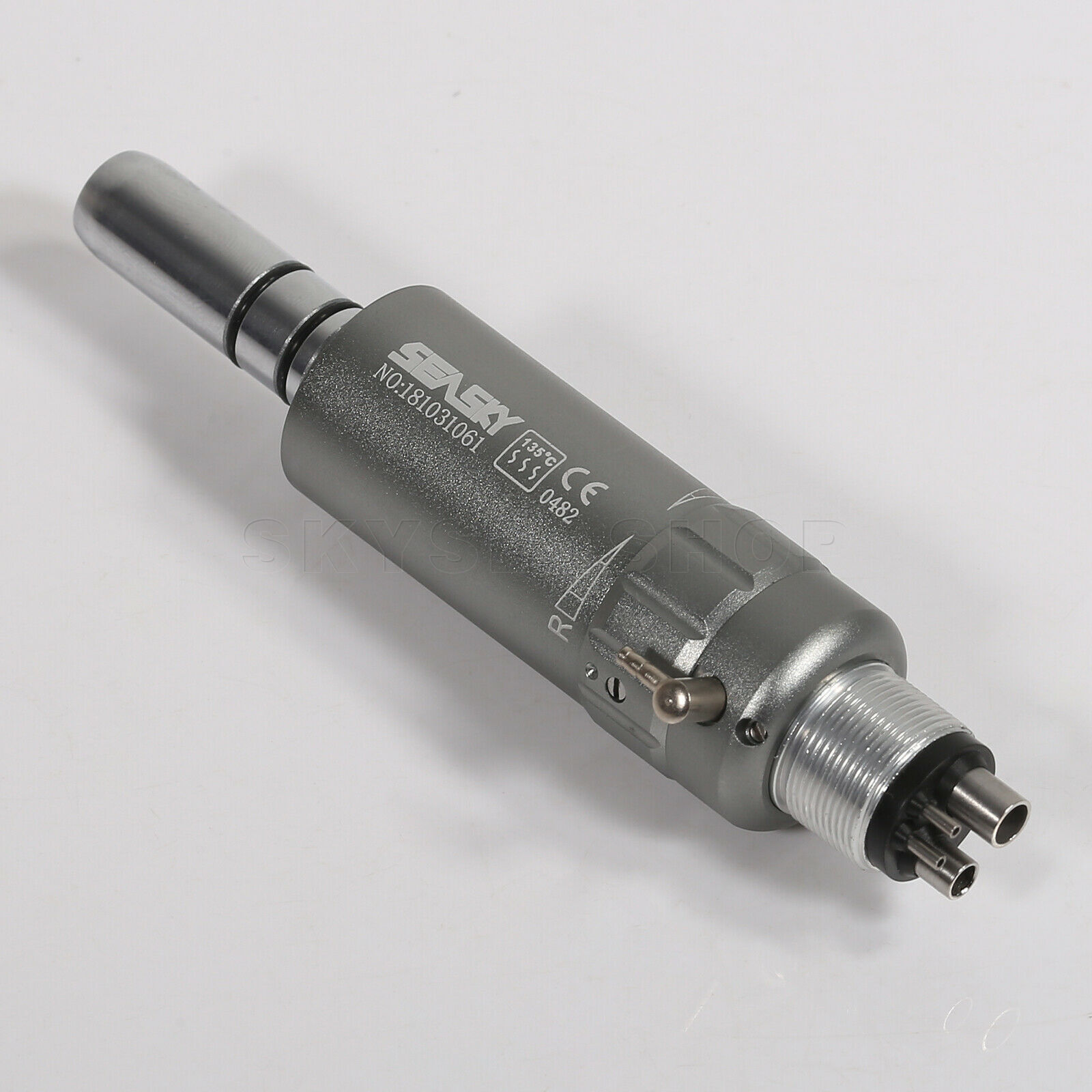 Dental Slow Low Speed E-type Air Motor Micromotor 4 Hole Contra Angle Handpiece