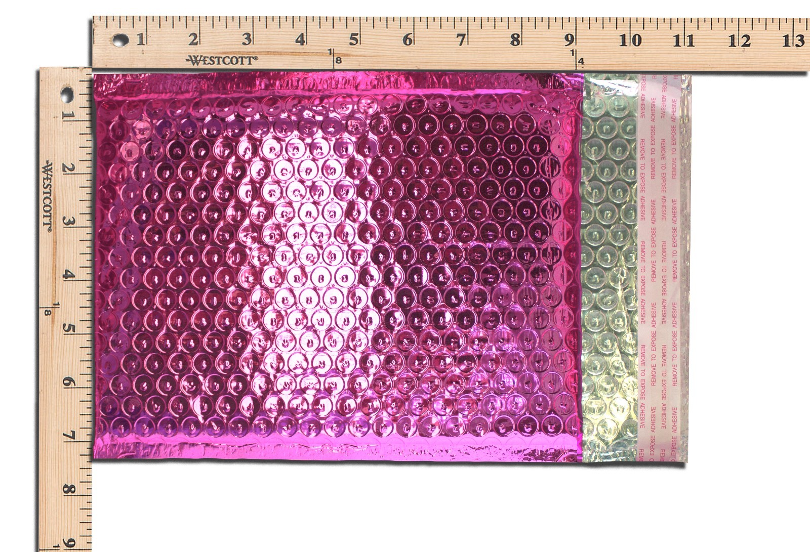 6×10 METALLIC BUBBLE MAILER, POLY BUBBLE Design Padded Shipping Bags, Pink,Teal