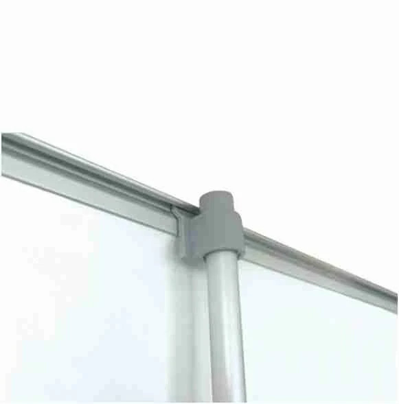 DELUX Retractable Banner Stand 33″x 80″- 85X200- SILVER (Hardware only)