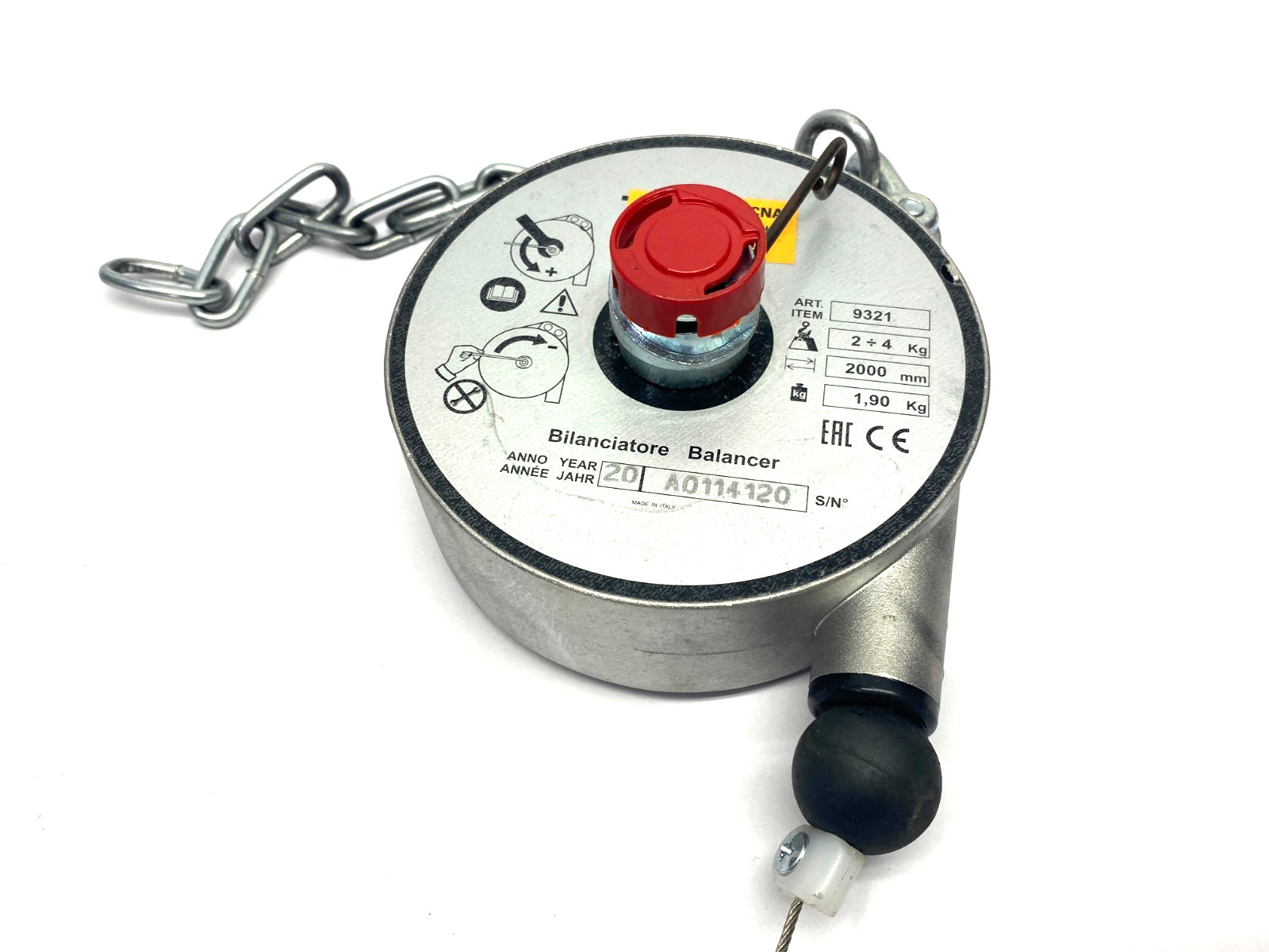 Ralf Brinkmann 9321 Spring Loaded Tool Balancer 2.0 – 4.0 Kg