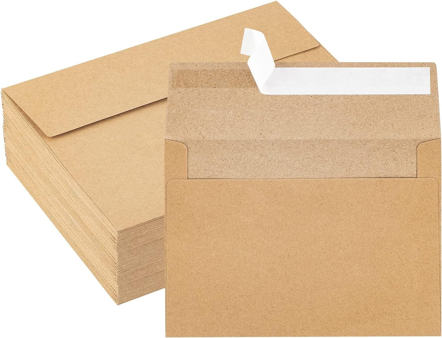 450 Invitation Envelopes Brown Kraft A7 5.25″ x 7.25 for 5×7 Photo Wedding Card