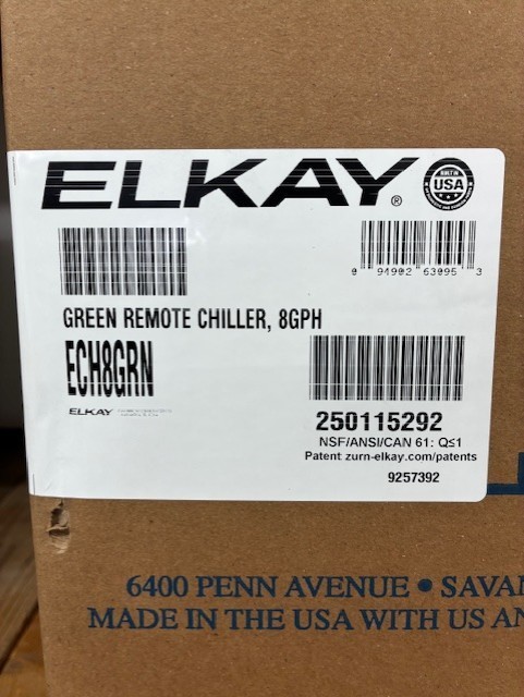 Elkay ECH8GRN | 8GPH High-efficiency Remote Chiller