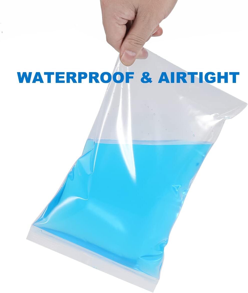 200PCS 2×3″ Thick 4 Mil Small Clear Zip Poly Bags Plastic Reclosable Zip Lock