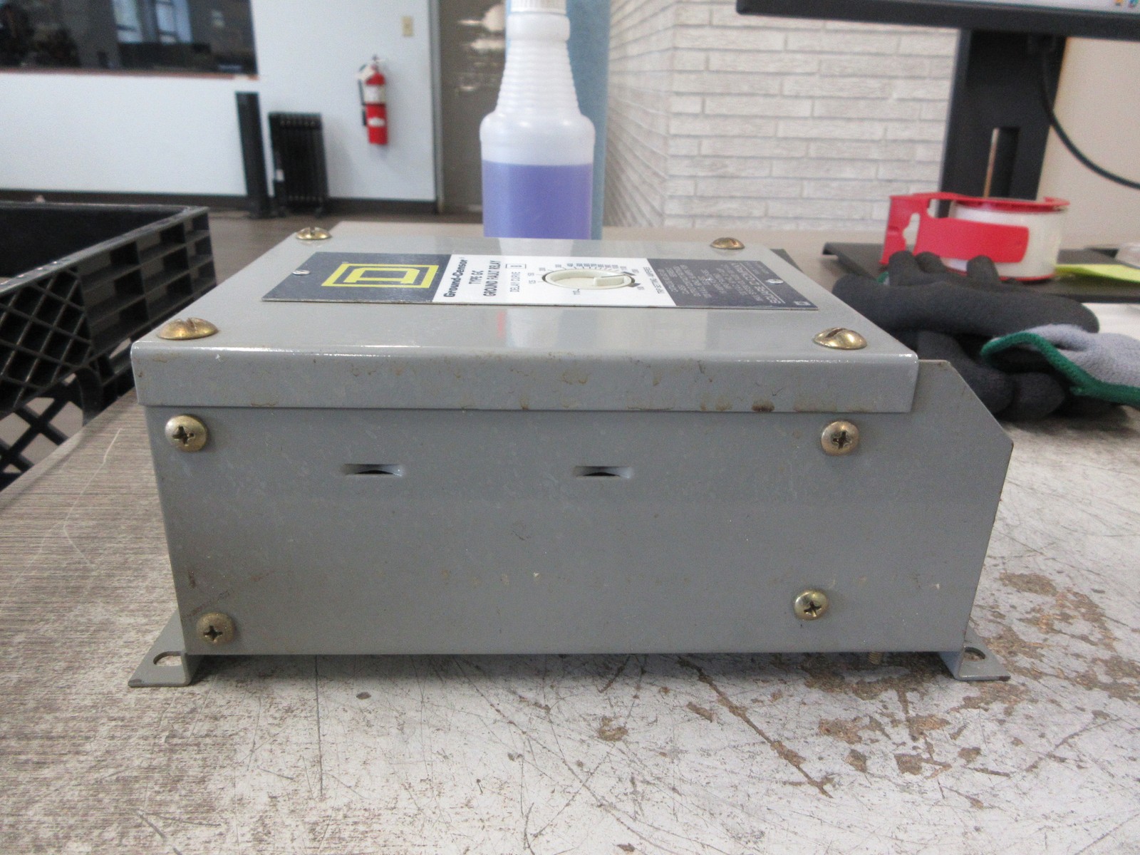 Square D Ground-Censor Type GC Ground Fault Relay GC-100 Ser. 2 Used