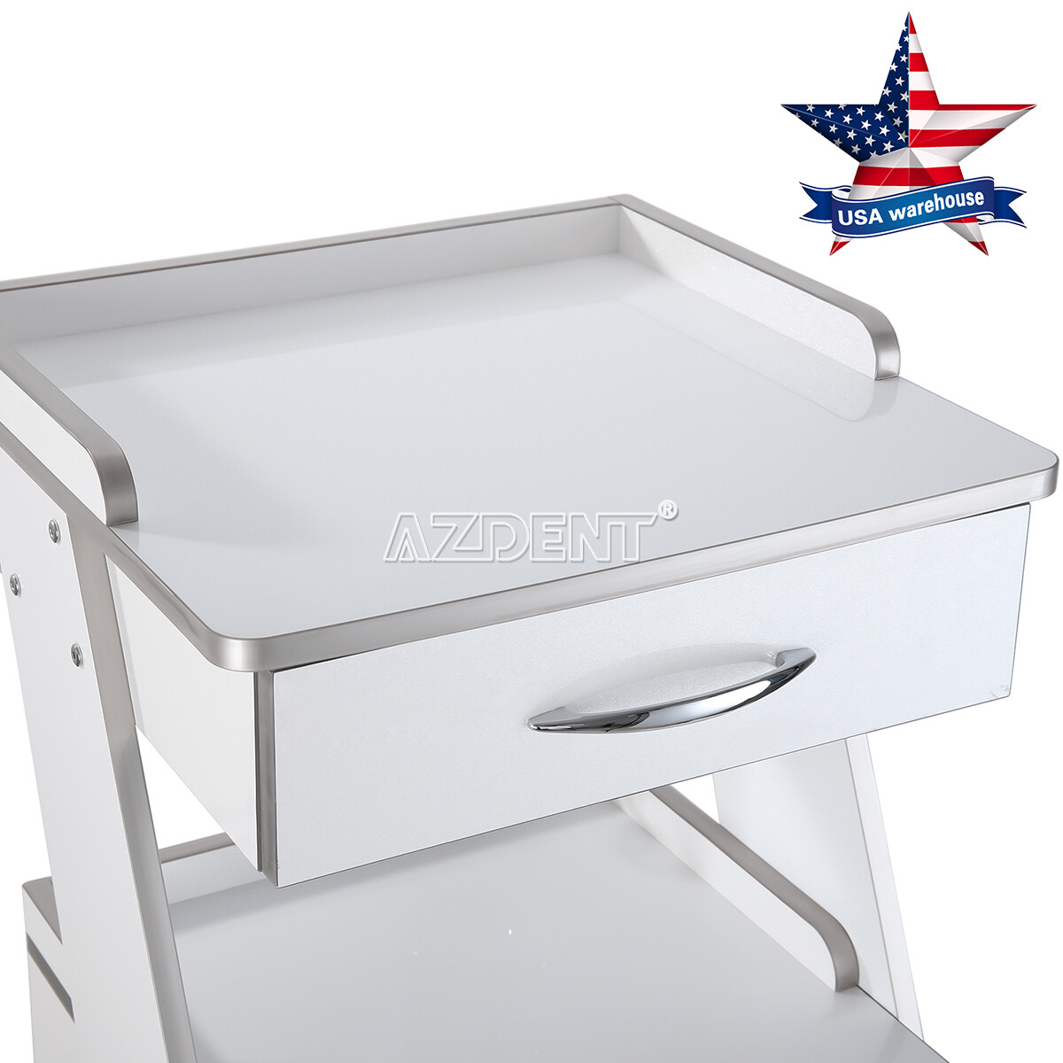 Portable Dental Delivery Unit Turbine Air Compressor /Auto-water Supply Trolley