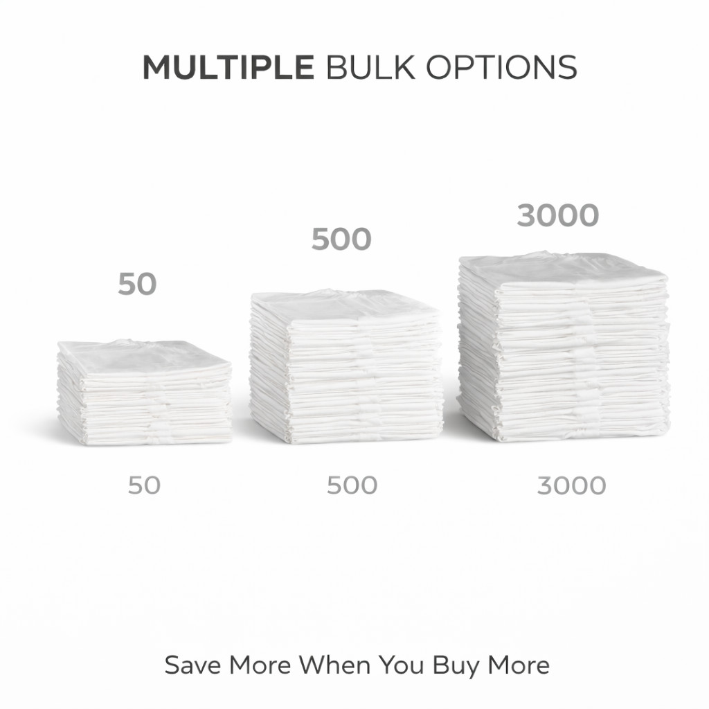 1/10 T-Shirt Bags 8x4x15 Medium-Duty 0.55 Mil Grocery Plastic 50–3000 Bulk