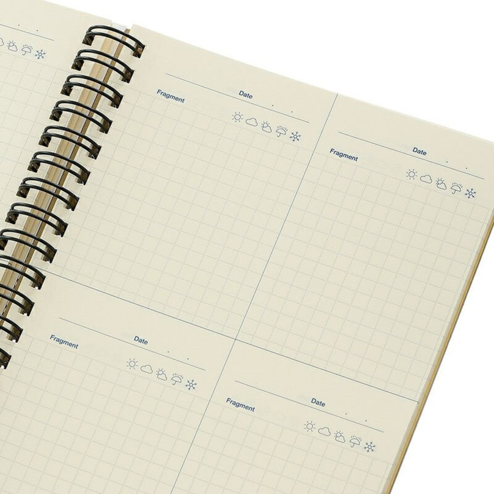Delfonics Rollbahn Spiral Free Diary 365: 5-1/2 in. x 7 in. (Yellow) *B6 noteboo
