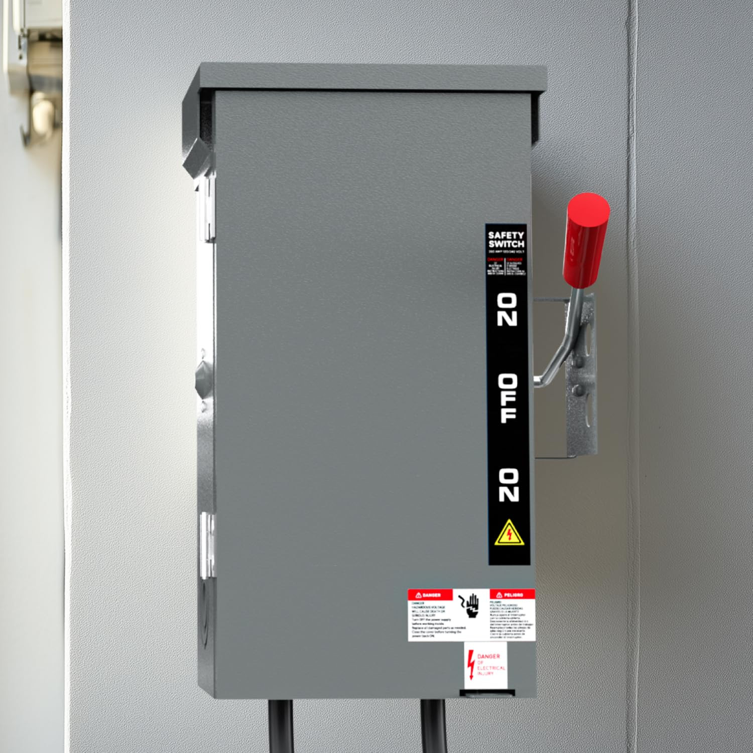 200A Generator Transfer Switch for Home Generator, 48000W Manual Double-Throw Di