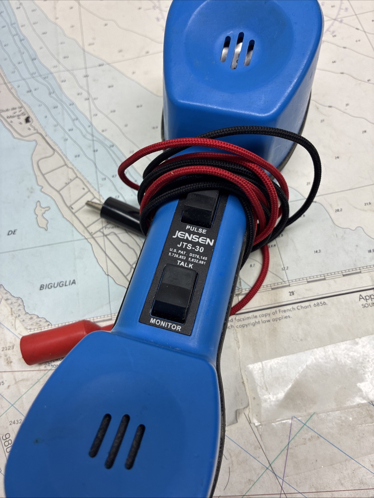 Jensen JTS-30 Hands Free Two Way Telephone Line Tester, Speaker, Clips