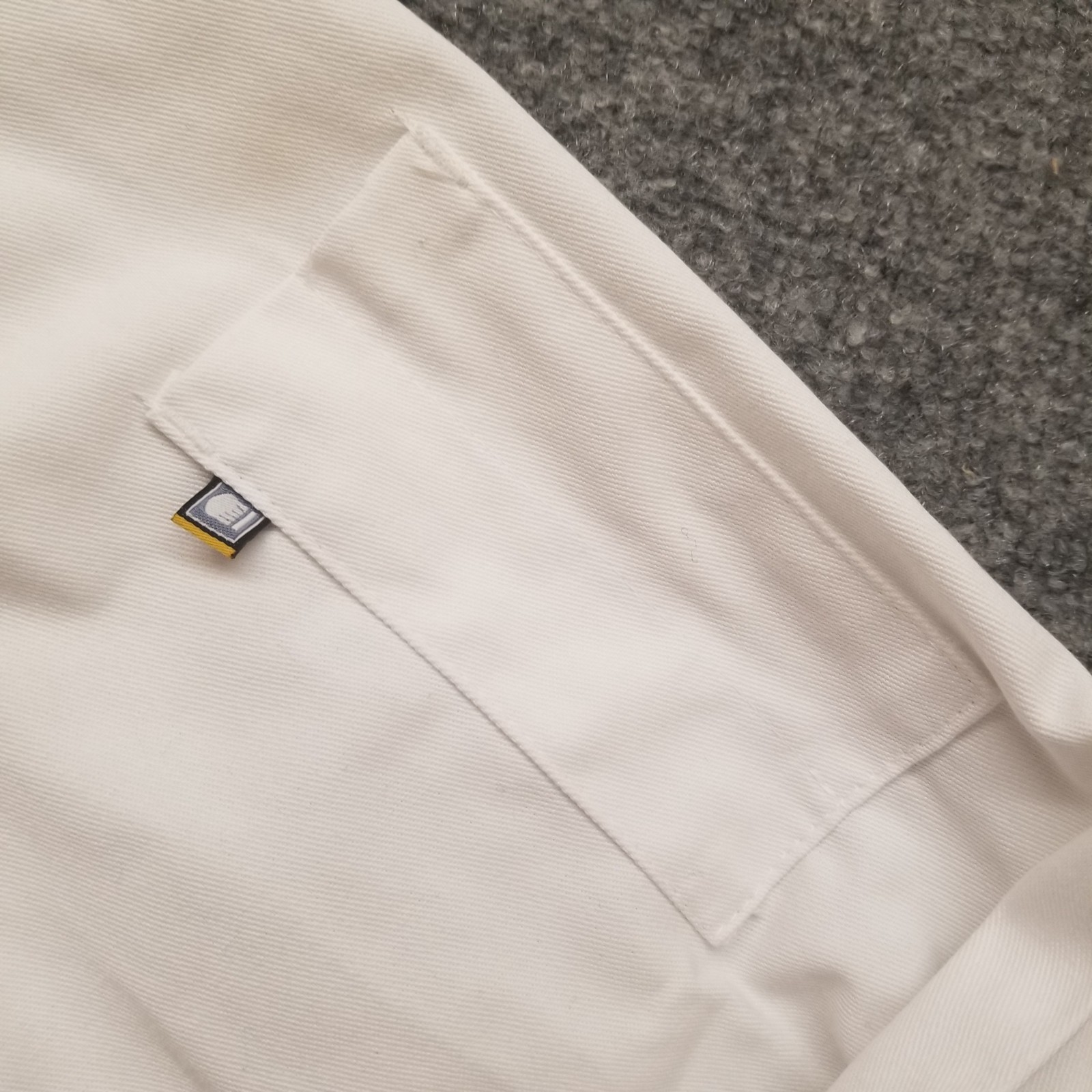 Edwards Unisex Adult Chef Coat Jacket Large White Foster Farms Double Breasted *