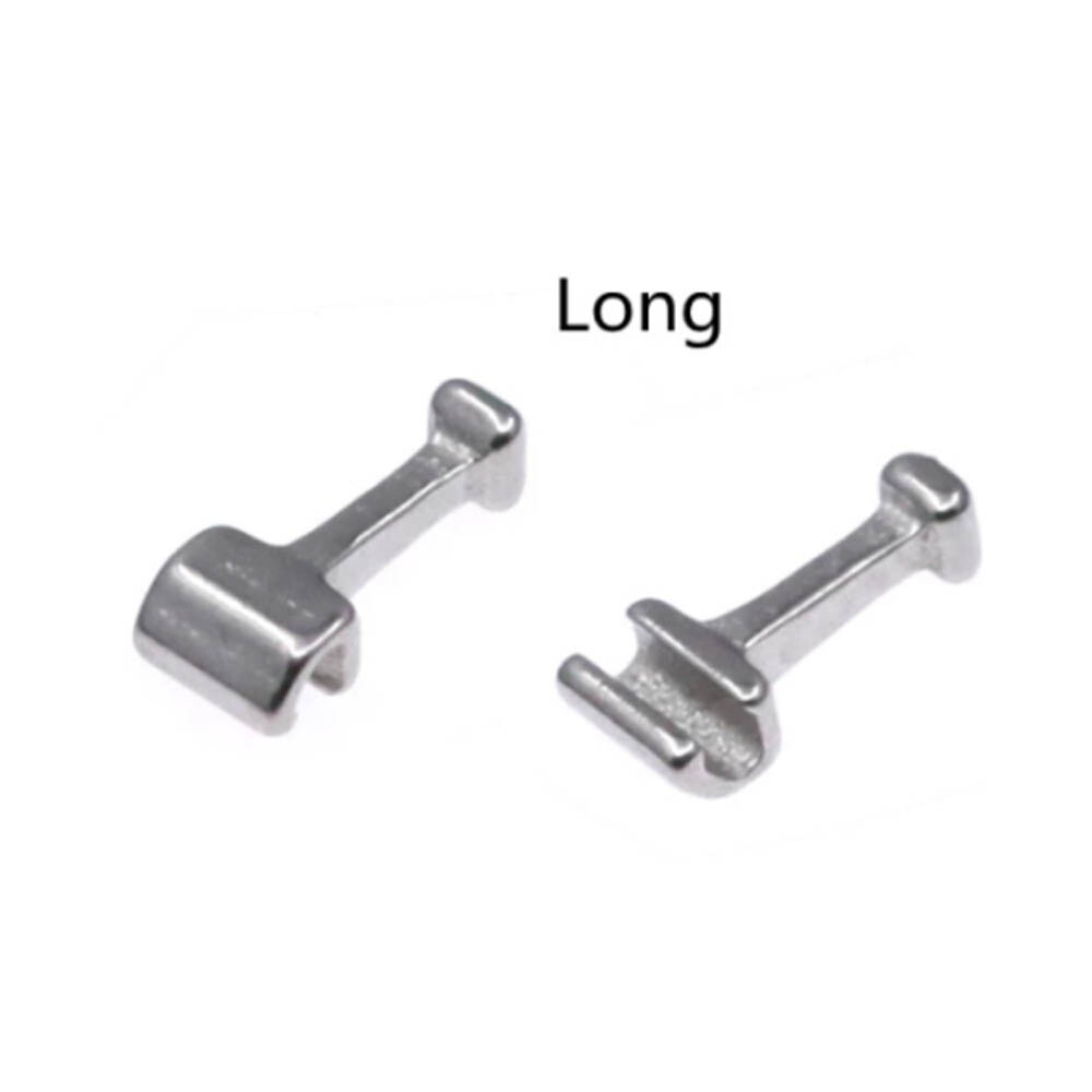 50/100/200pcs Dental Crimpable Stainless Orthodontic for Arch Wire Hook T Shaped