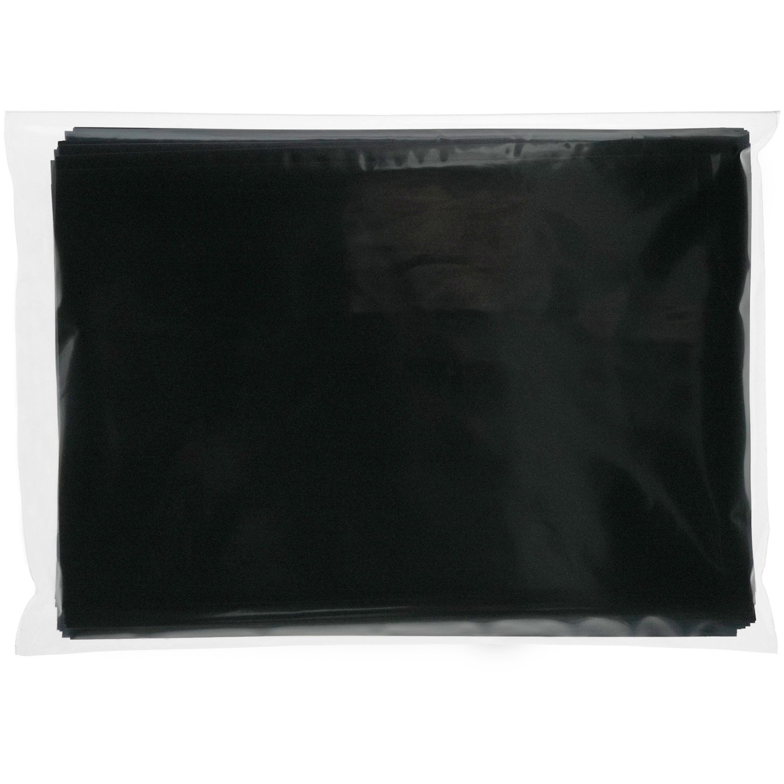 Plymor 4″ x 6″, Black 2 Mil Flat Open Plastic Poly Bags