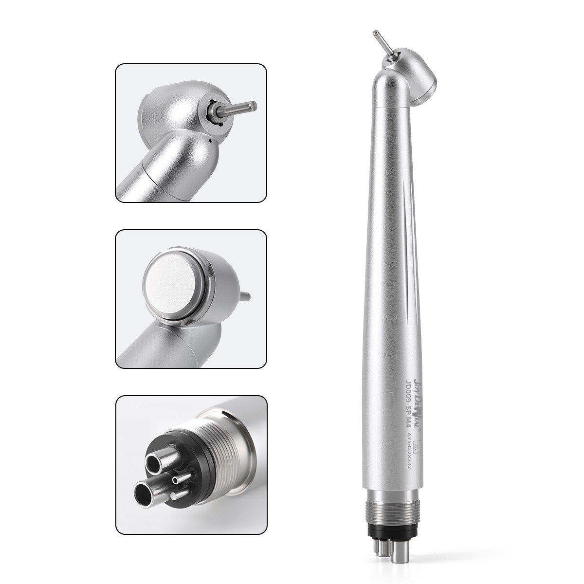 5 X Dental Handpiece 45 Degree Surgical High Speed Turbine Single Spray 4Hole