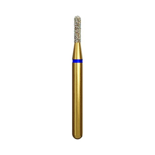 Coltene 60032077 Alpen FG 838-012 Round End Cylinder Coarse Diamond Burs 5/Pk