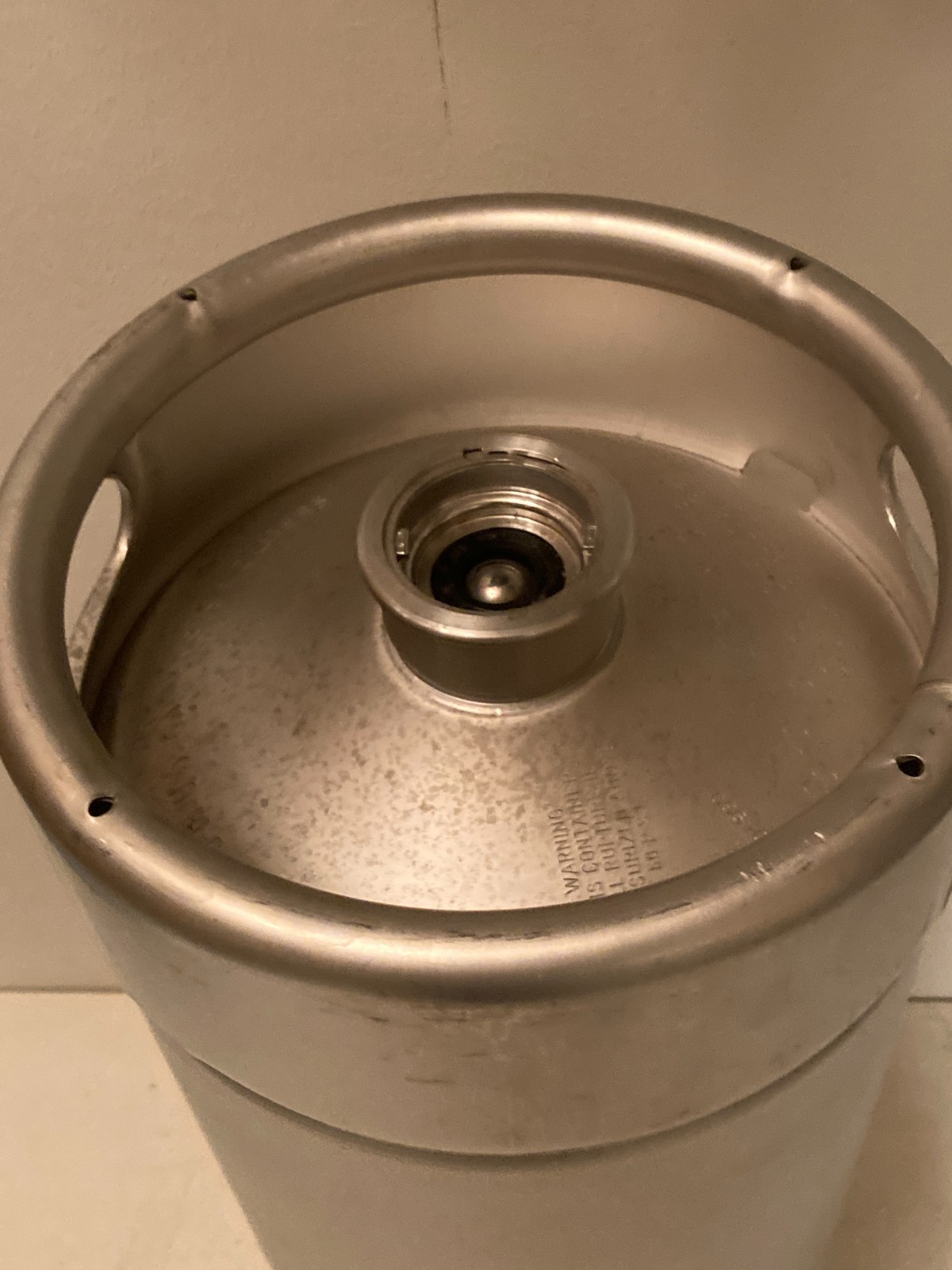 New 1/6 Barrel Beer Keg Sixtel Stainless Steel Sankey D Speer Valve 5.25 Gallon