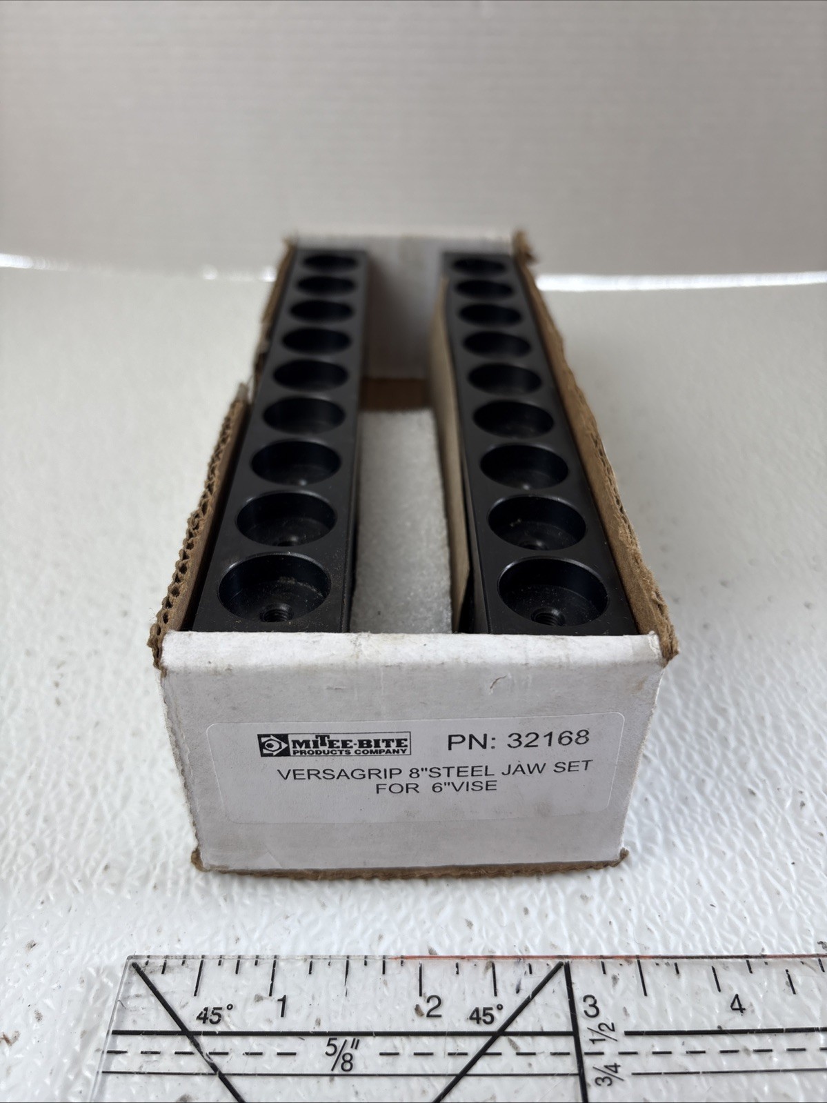MITEE BITE 6″ LONG VERSAGRIP VISE JAW SET FOR 6″ MACHINE VISES