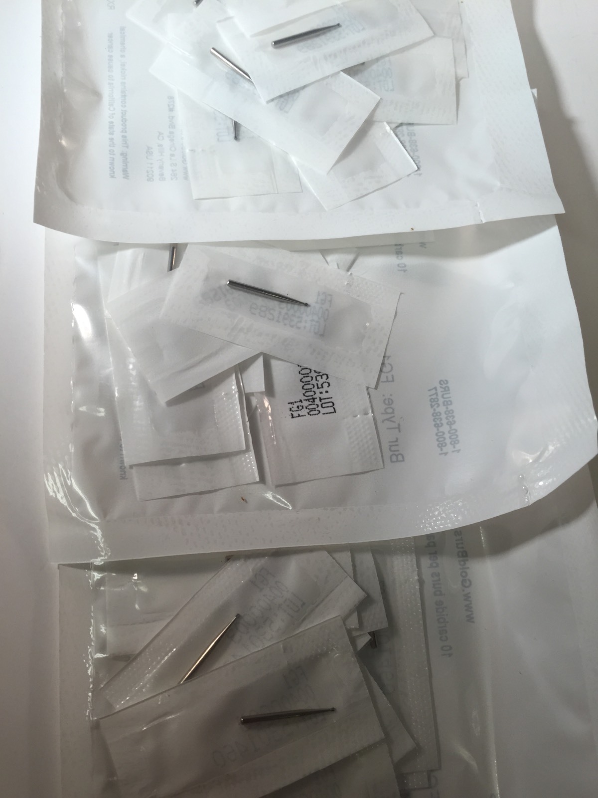 Fg #1 Carbide Burs 100/pk Made By KERR. 0.8 mm Head